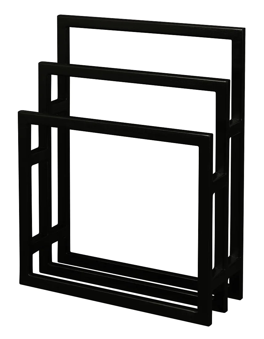 Nobu Towel Rack (Black)-Towel Racks & Stands-Centrum Furniture-Prime Furniture