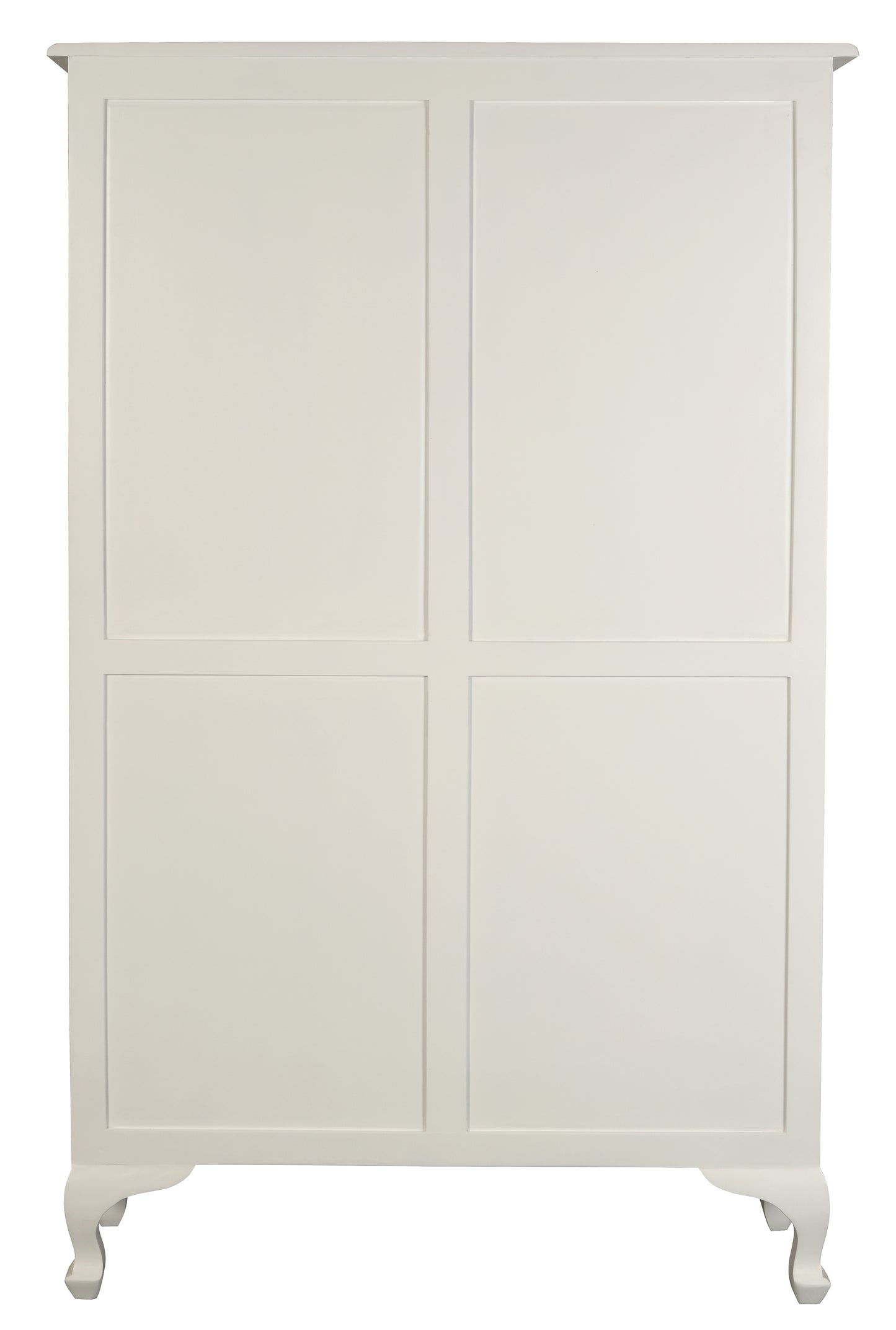 Queen Anne Large Bookcase (White)-Bookcases-Centrum Furniture-Prime Furniture