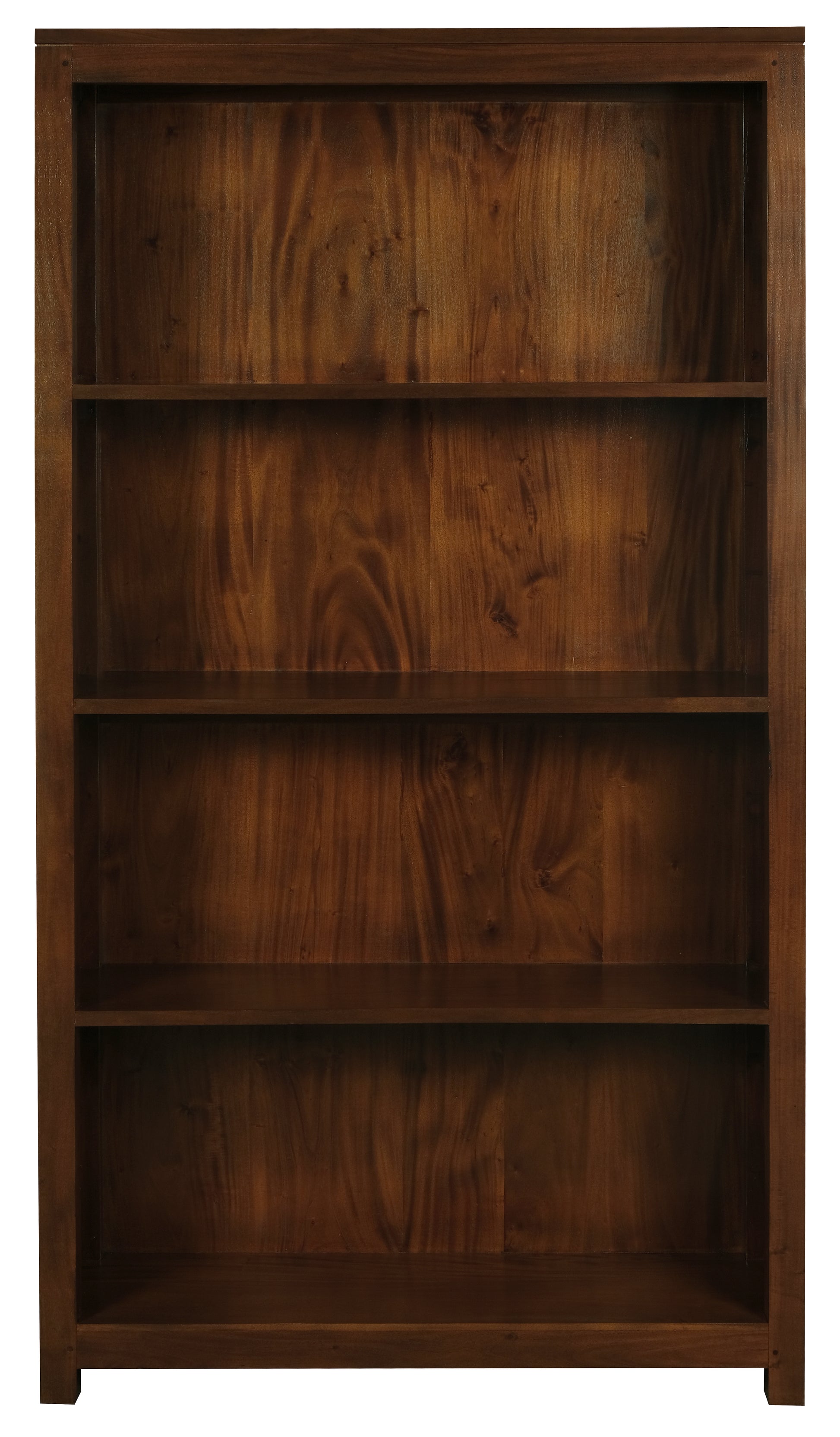 Amsterdam Bookcase - Wide (Mahogany)-Bookcases-Centrum Furniture-Prime Furniture