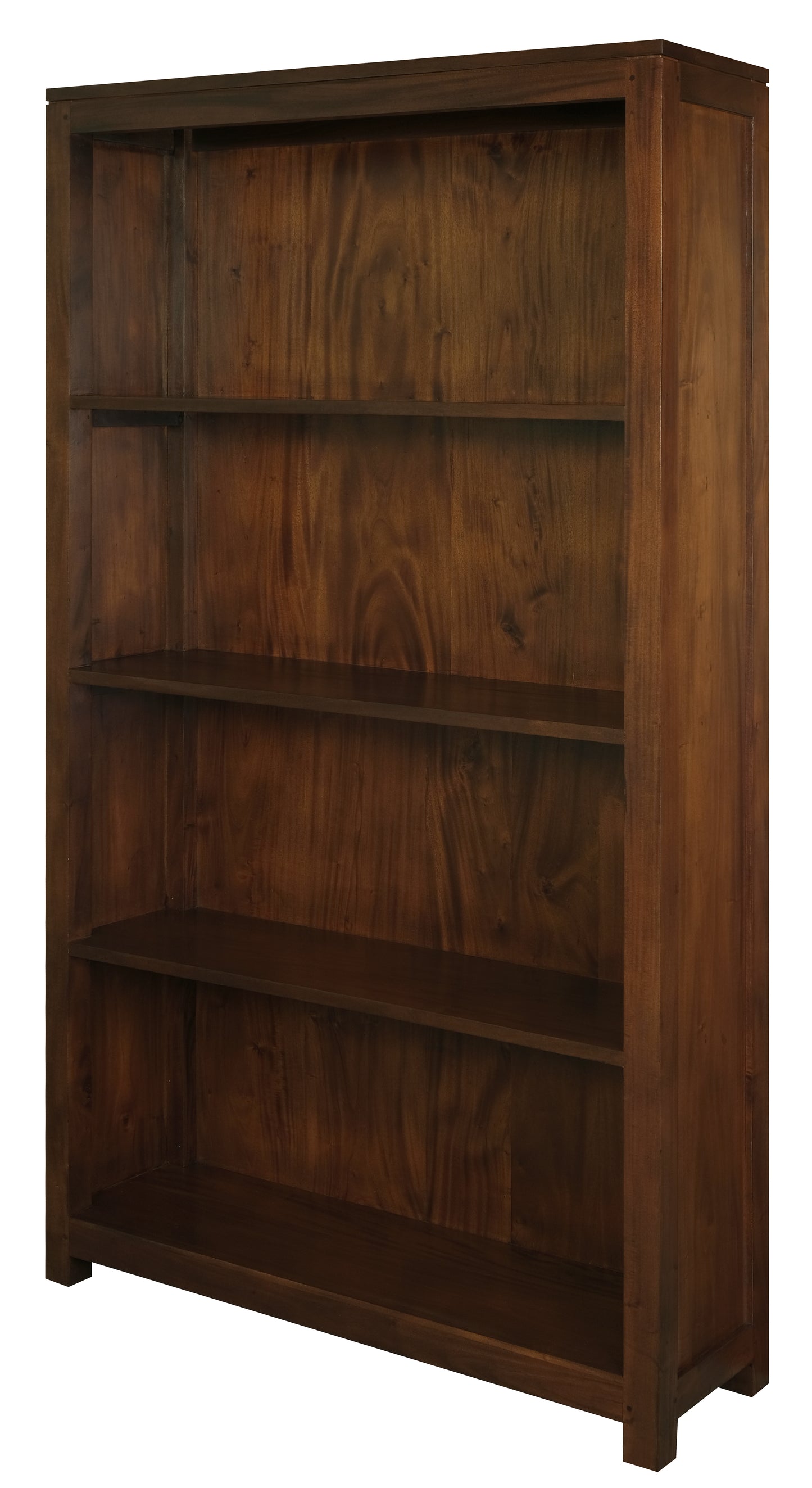 Amsterdam Bookcase - Wide (Mahogany)-Bookcases-Centrum Furniture-Prime Furniture