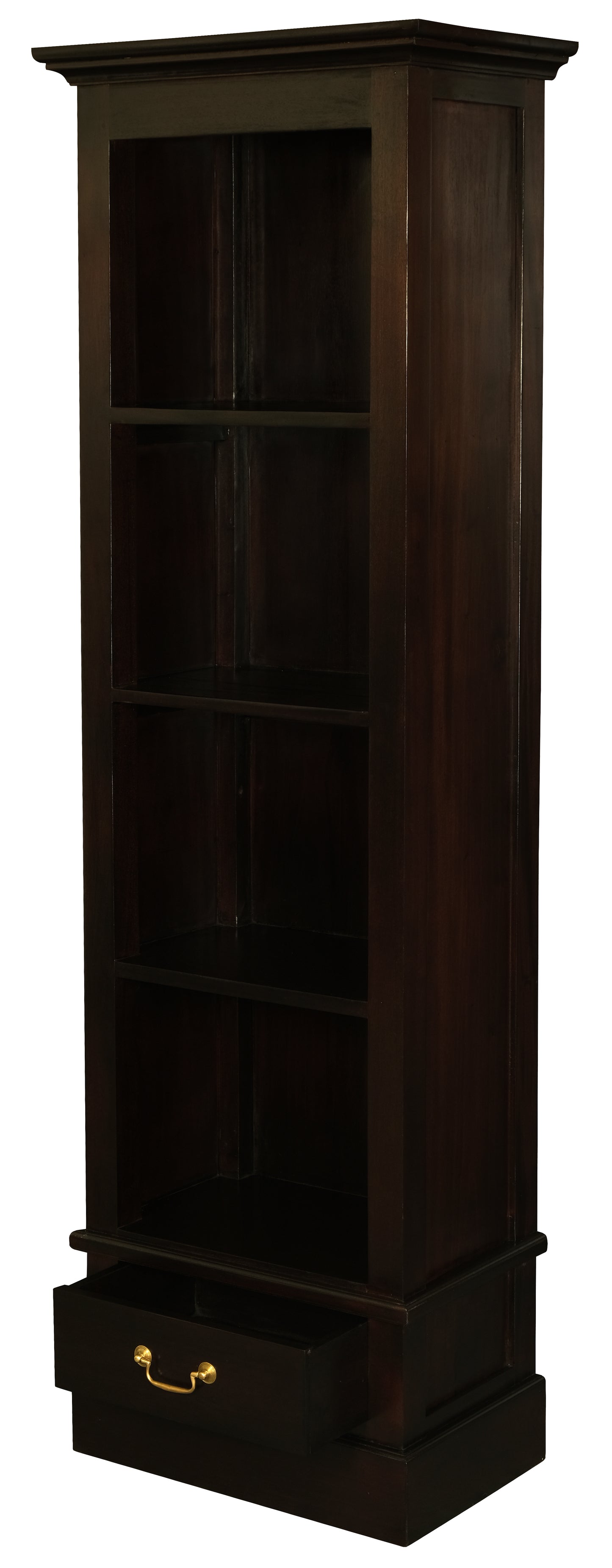 Tasmania 1 Drawer Bookcase (Chocolate)-Bookcases-Centrum Furniture-Prime Furniture