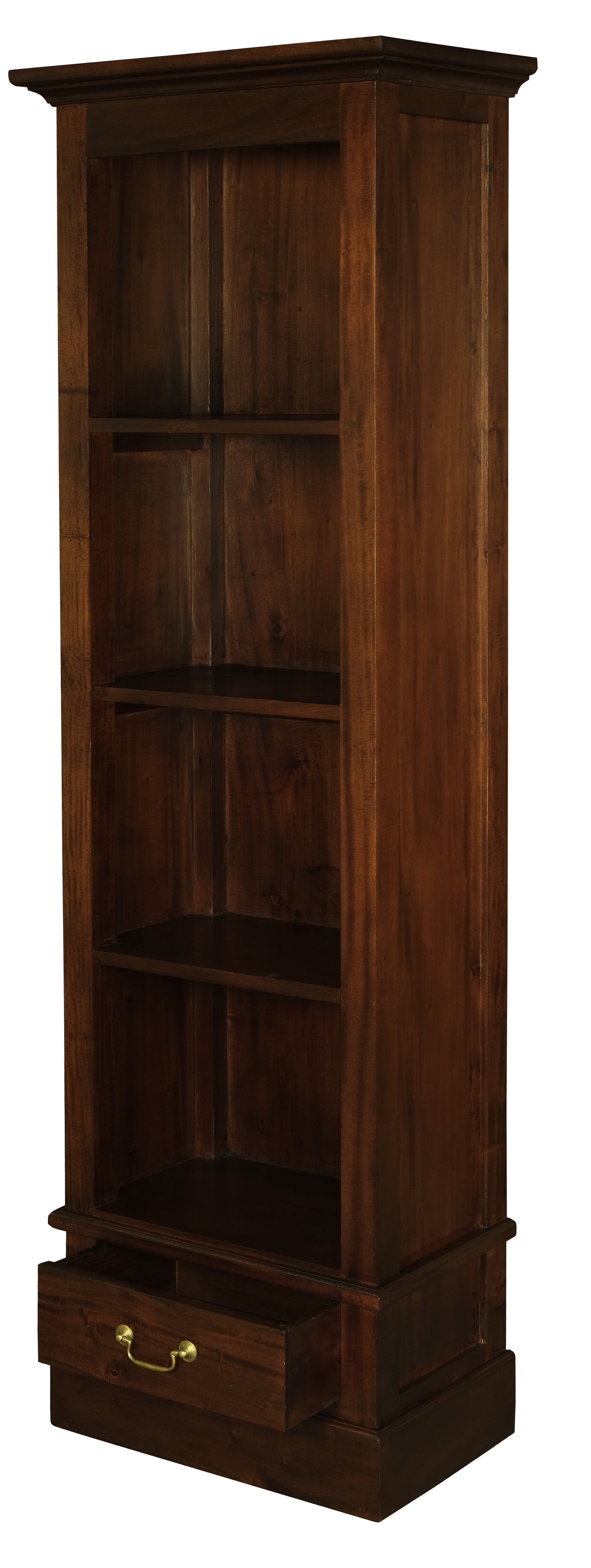 Tasmania 1 Drawer Bookcase (Mahogany)-Bookcases-Centrum Furniture-Prime Furniture