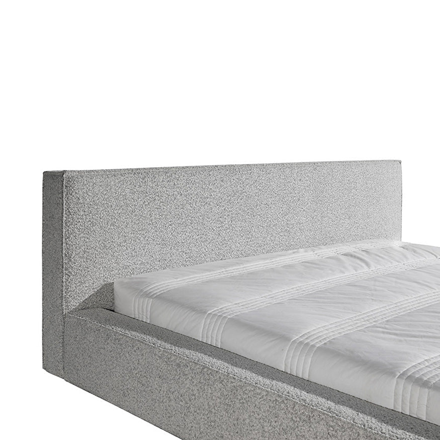 King Sized Bed Frame - Pepper Boucle-Bed Frame-Calibre-Prime Furniture