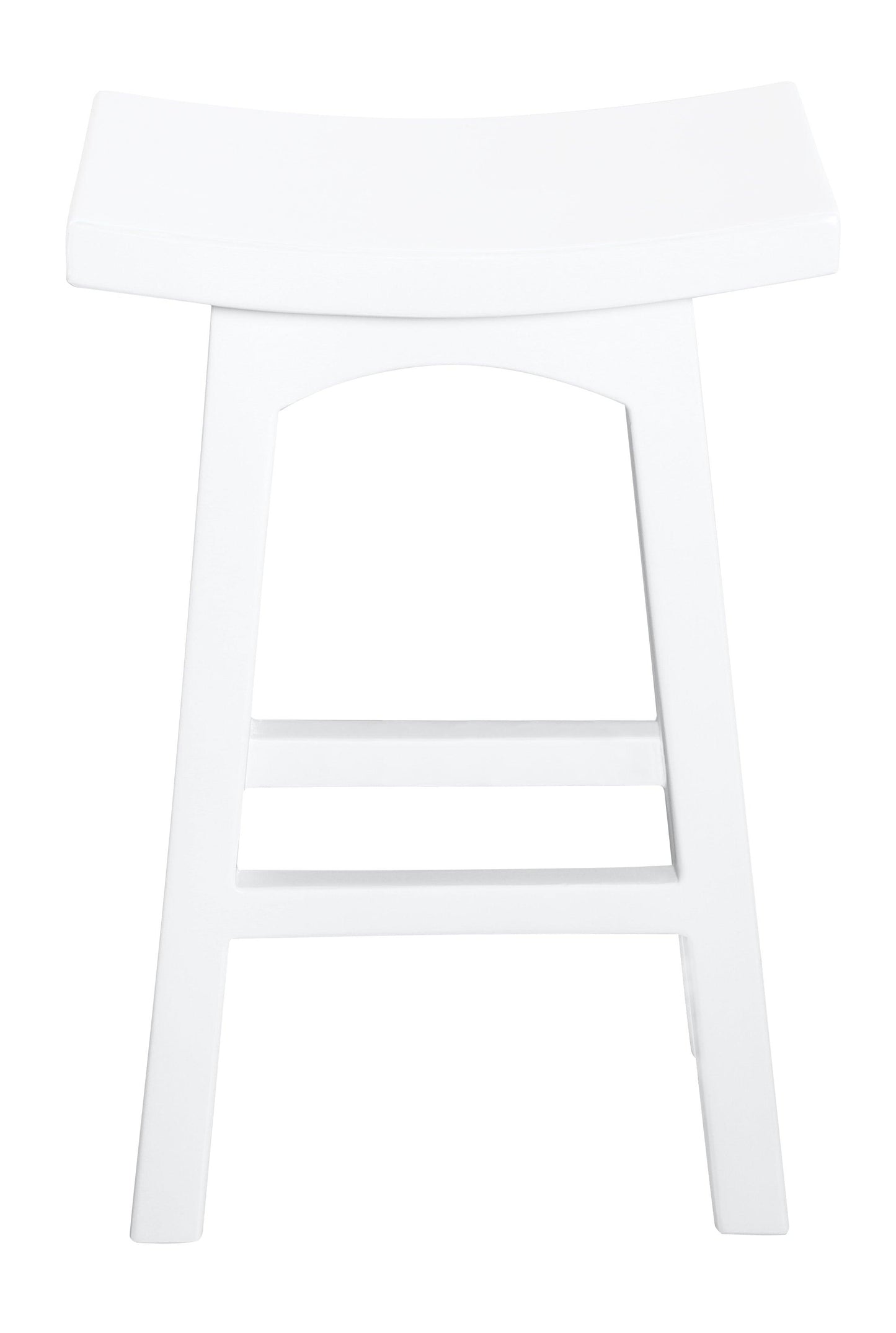 Tokyo Timber Kitchen Counter Stool (White)-Stool-Centrum Furniture-Prime Furniture