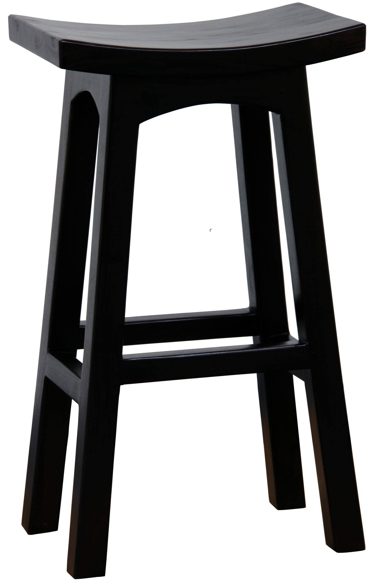 Kyoto Solid Timber Bar Height Stool (Chocolate)-Stool-Centrum Furniture-Prime Furniture