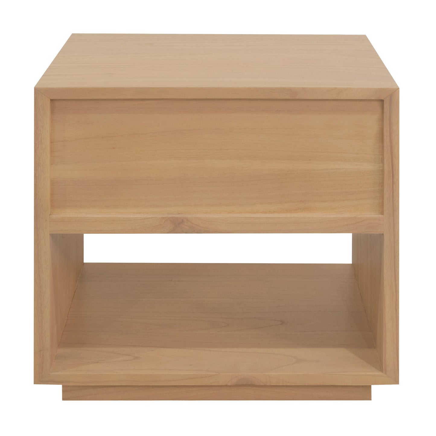 Oscar 1 Drawer Side Table (Natural)-Bedside Table-Centrum Furniture-Prime Furniture