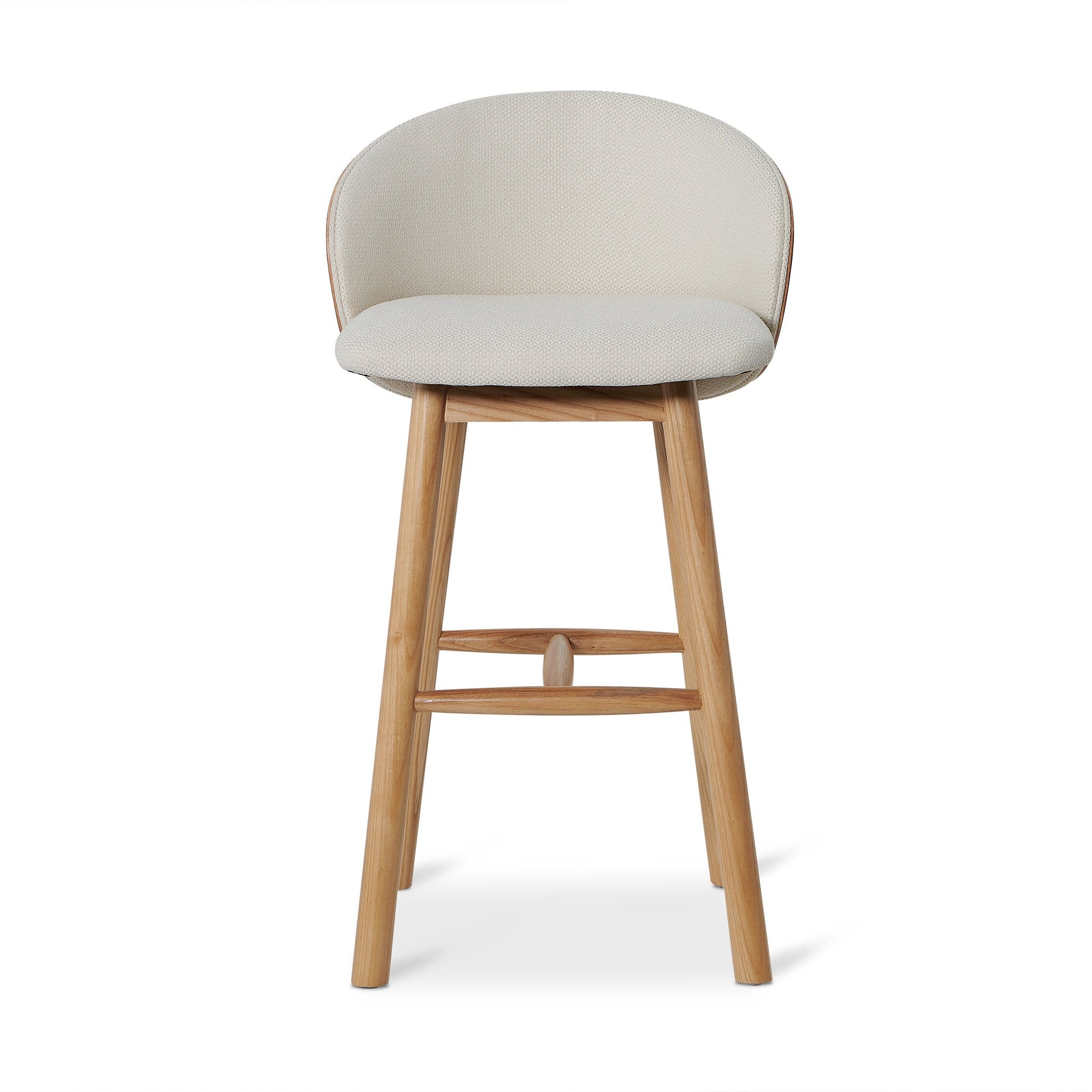 65cm Natural Bar Stool - Beige-Bar stool-Calibre-Prime Furniture