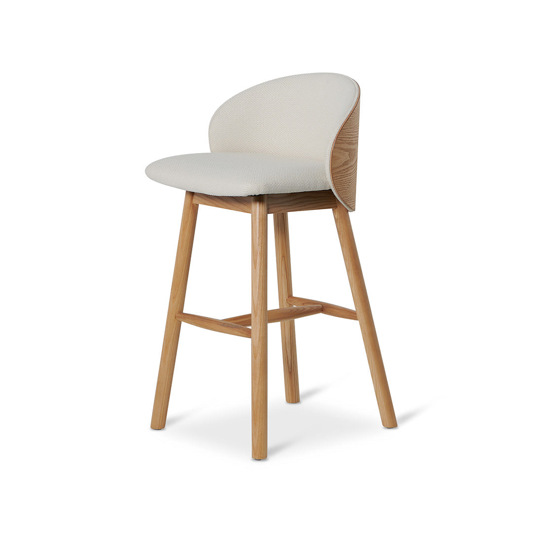 65cm Natural Bar Stool - Beige-Bar stool-Calibre-Prime Furniture