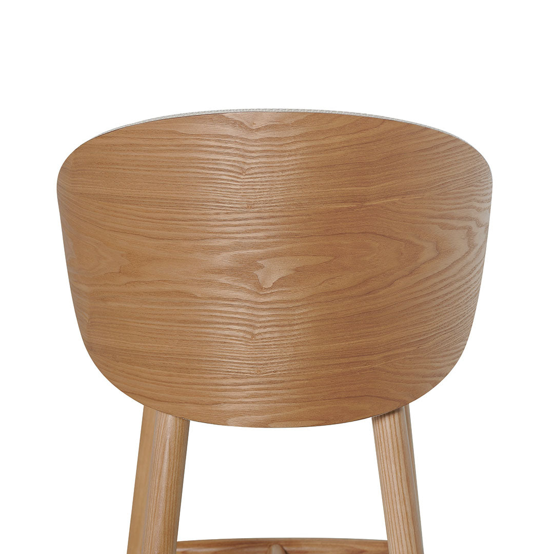 65cm Natural Bar Stool - Beige-Bar stool-Calibre-Prime Furniture