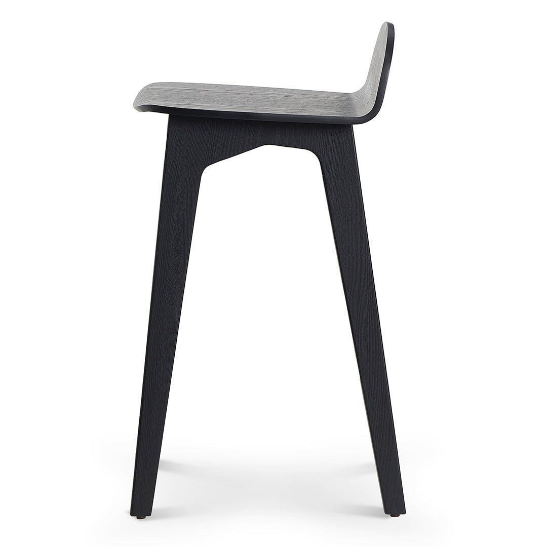 65cm Bar Stool - Full Black-Bar stool-Calibre-Prime Furniture