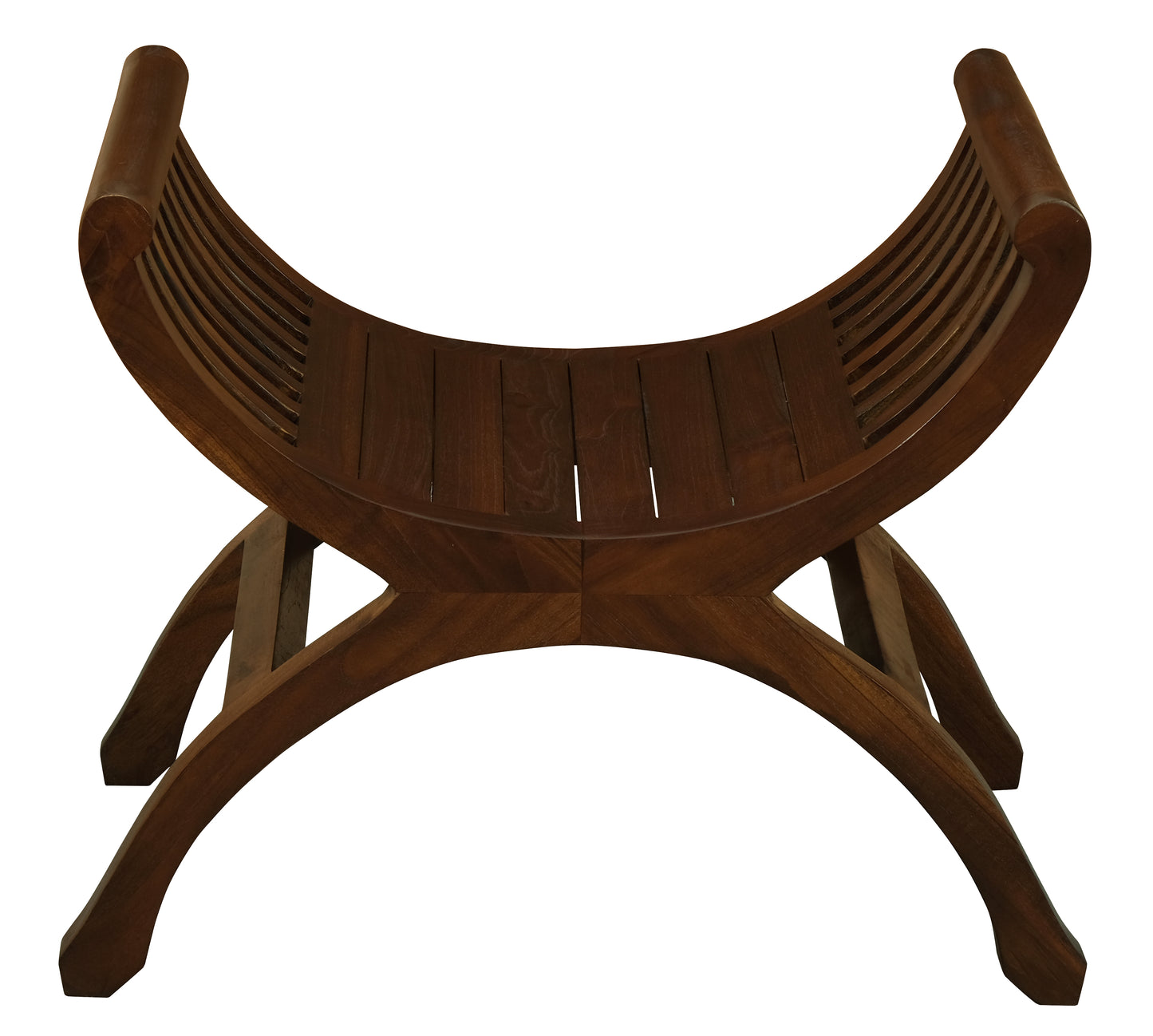 Maeve Solid Timber Single Seater Stool (Mahogany)-Stool-Centrum Furniture-Prime Furniture
