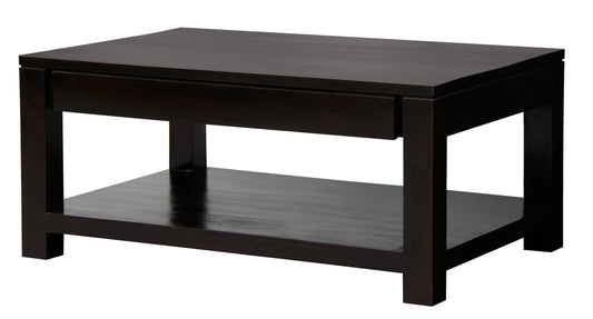 Amsterdam 2 Drawer Coffee Table (Chocolate)-Coffee Tables-Centrum Furniture-Prime Furniture