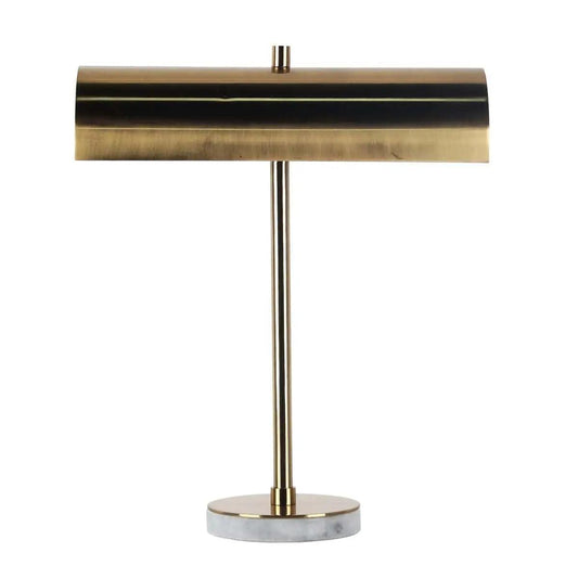 Cafe Lighting & Living Hamlin Desk Lamp - Brushed Brass-Lamp Base and Lamp Shade-Cafe Lighting & Living-Prime Furniture