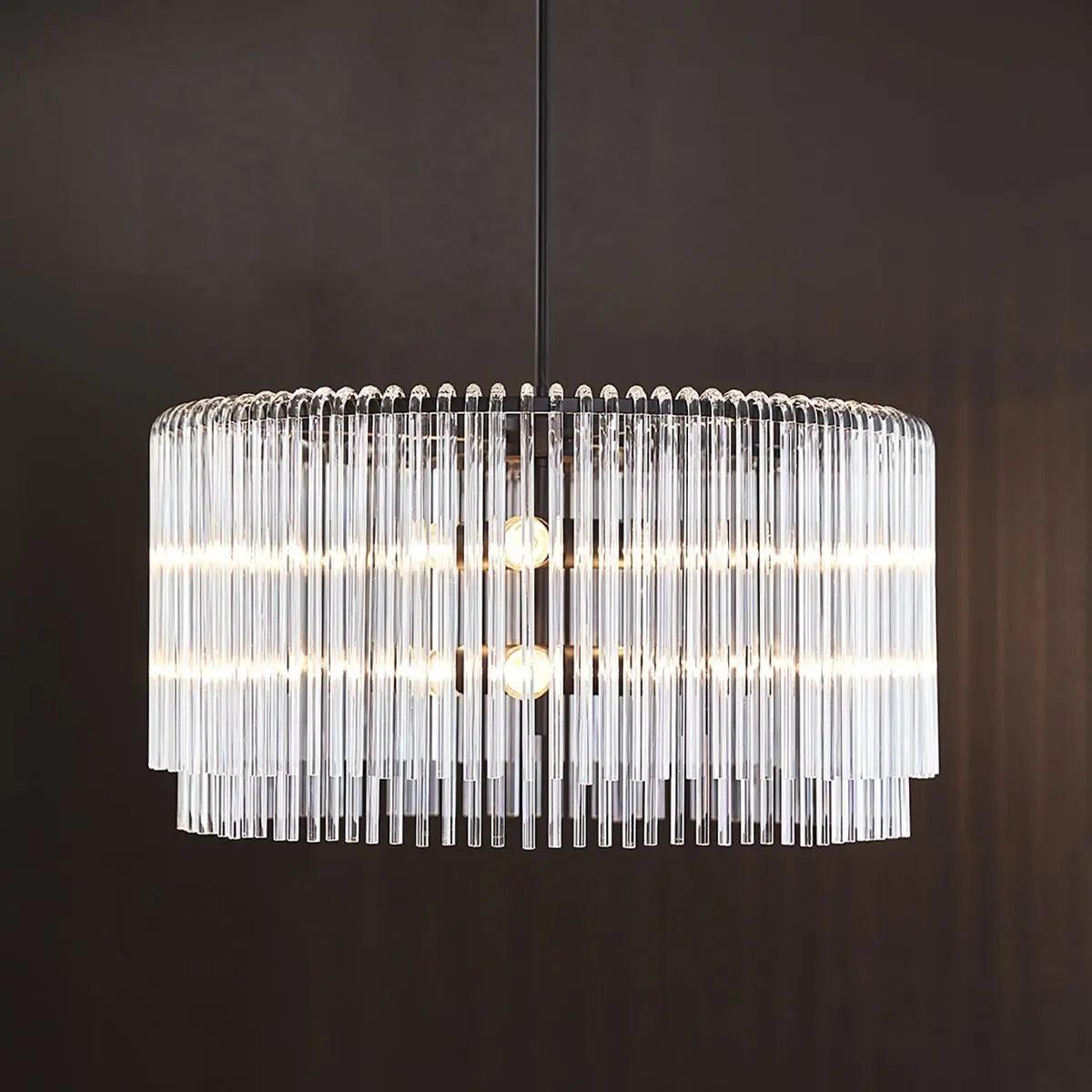 Cafe Lighting & Living Zara Pendant - Round Black 20705-Pendant-Cafe Lighting & Living-Prime Furniture