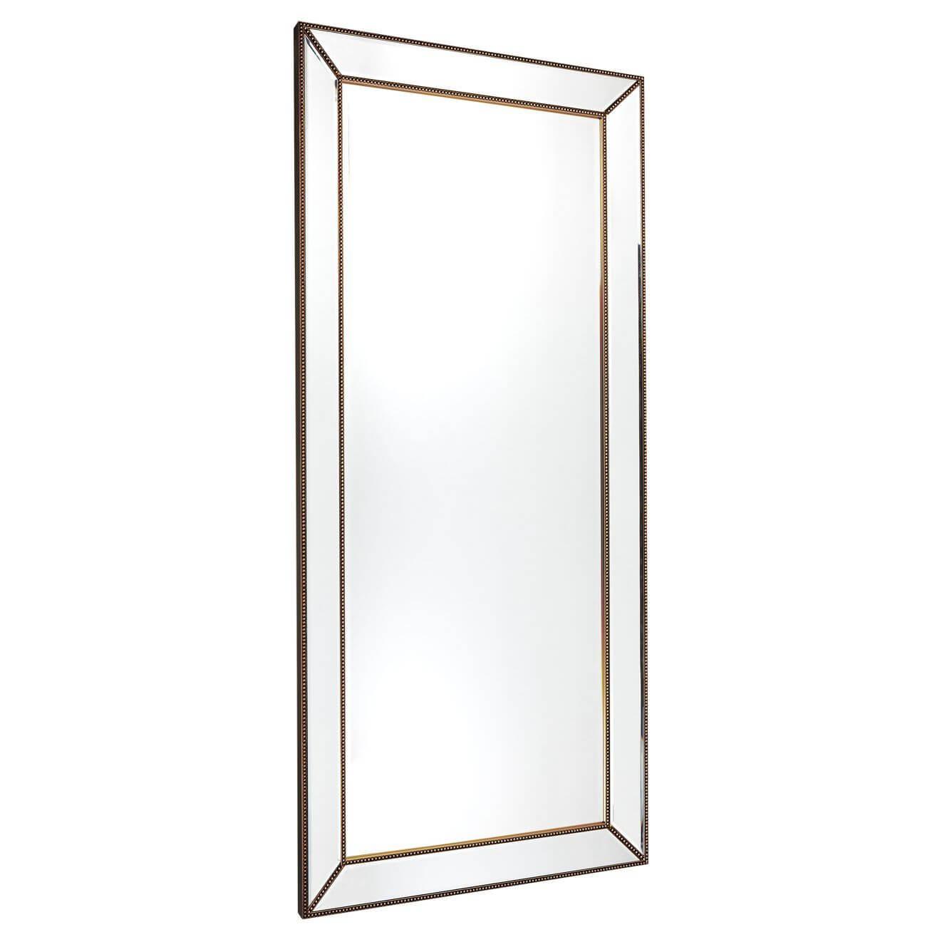 Cafe Lighting & Living Zeta Floor Mirror - Antique Gold 40399-Mirror-Cafe Lighting & Living-Prime Furniture