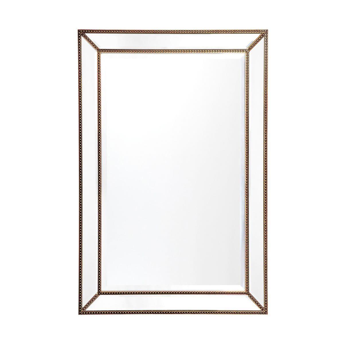 Cafe Lighting & Living Zeta Wall Mirror - Medium Antique Gold 40393-Mirror-Cafe Lighting & Living-Prime Furniture