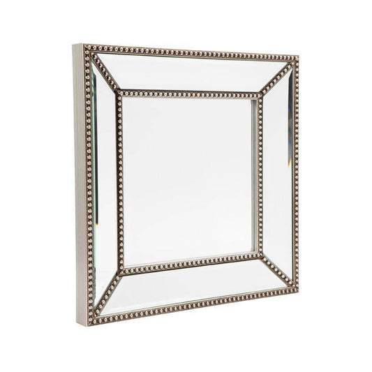 Cafe Lighting & Living Zeta Wall Mirror - Small Antique Silver 40129-Mirror-Cafe Lighting & Living-Prime Furniture