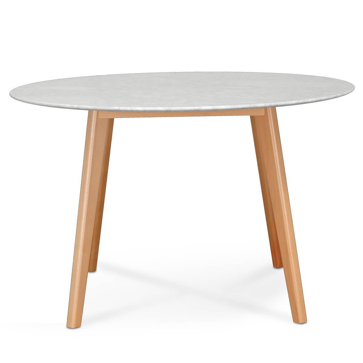 Calibre 120cm Marble Dining Table - Natural Base DT1025-Dining Tables-Calibre-Prime Furniture