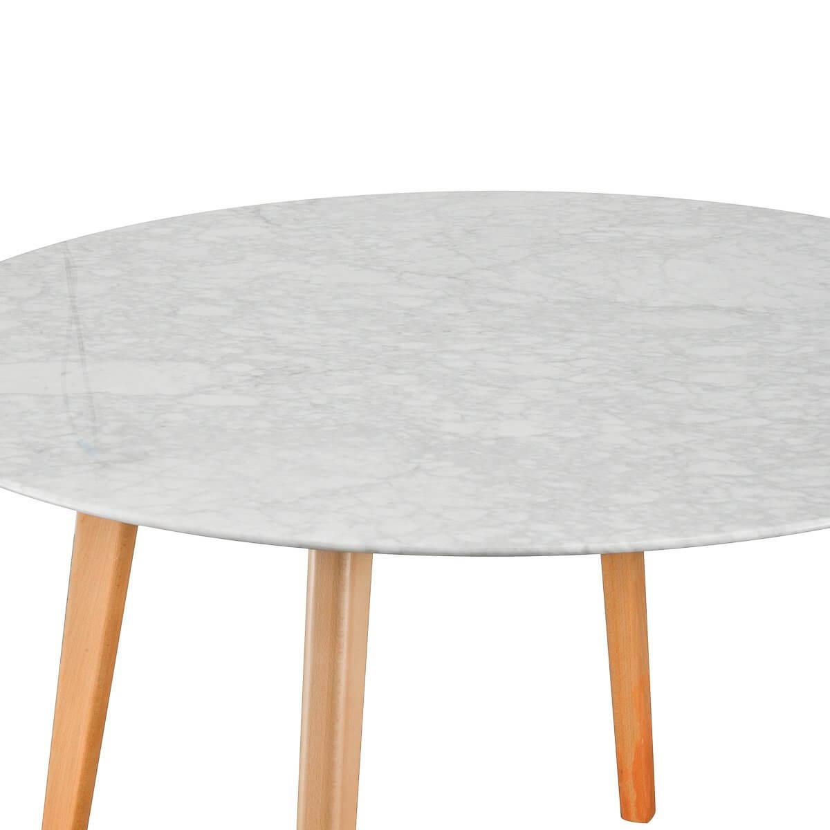 Calibre 120cm Marble Dining Table - Natural Base DT1025-Dining Tables-Calibre-Prime Furniture