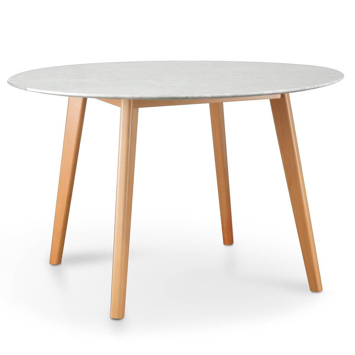 Calibre 120cm Marble Dining Table - Natural Base DT1025-Dining Tables-Calibre-Prime Furniture