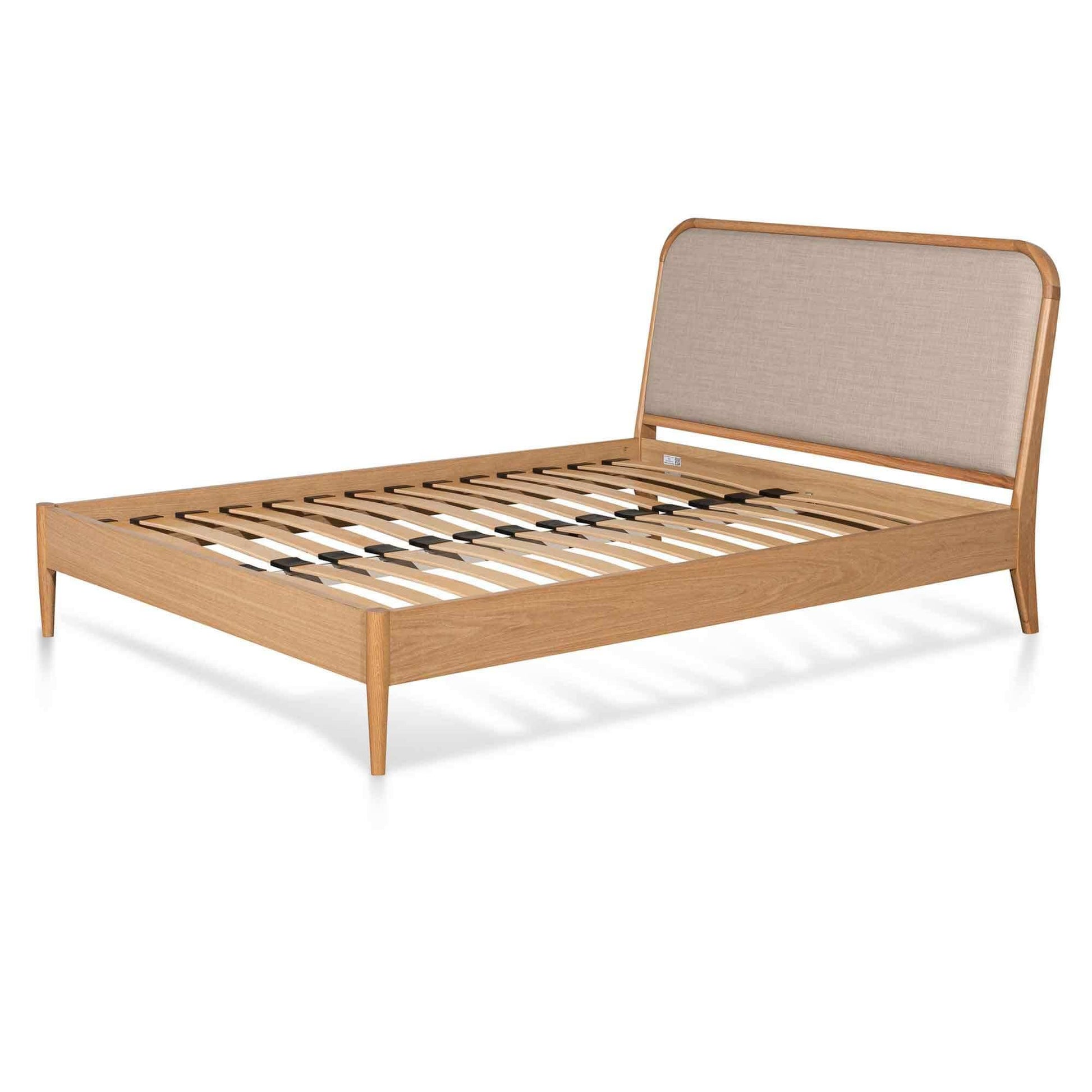 Calibre 150cm Queen Sized Bed - Beige BD6498-VN-BD005-VN-Beds-Calibre-Prime Furniture