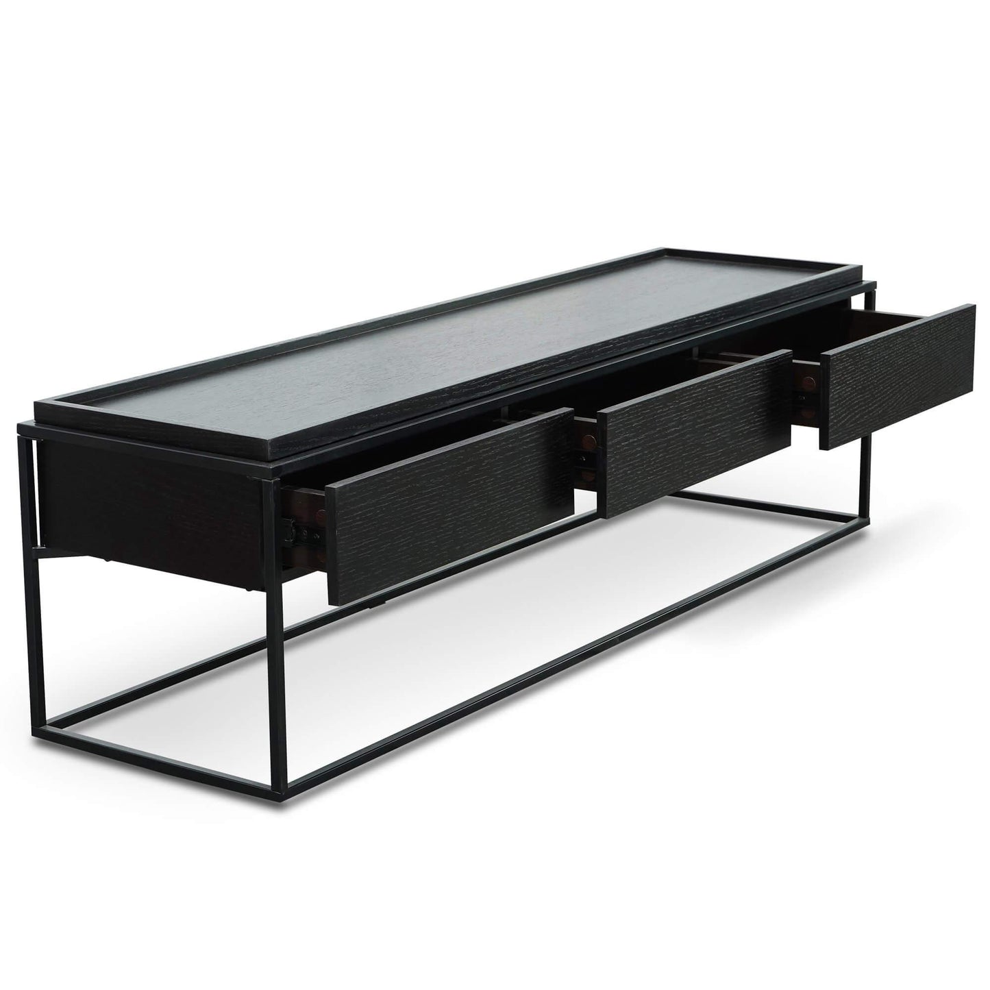 Calibre 150cm TV Entertainment Unit - Full Black TV2712-IG-Entertainment Units-Calibre-Prime Furniture