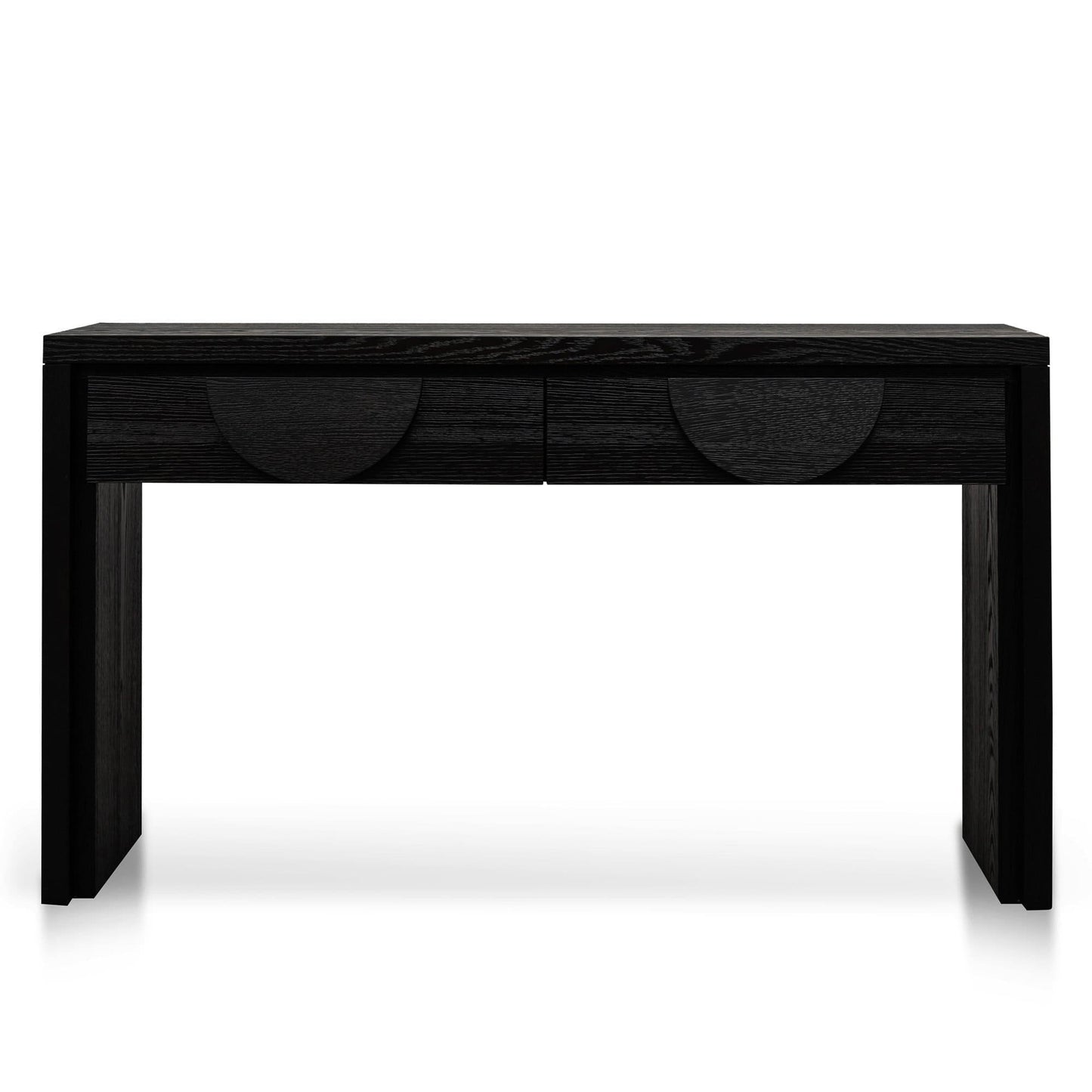 Calibre 1.4m Console Table - Textured Espresso Black DT2902-VA-Console Tables-Calibre-Prime Furniture