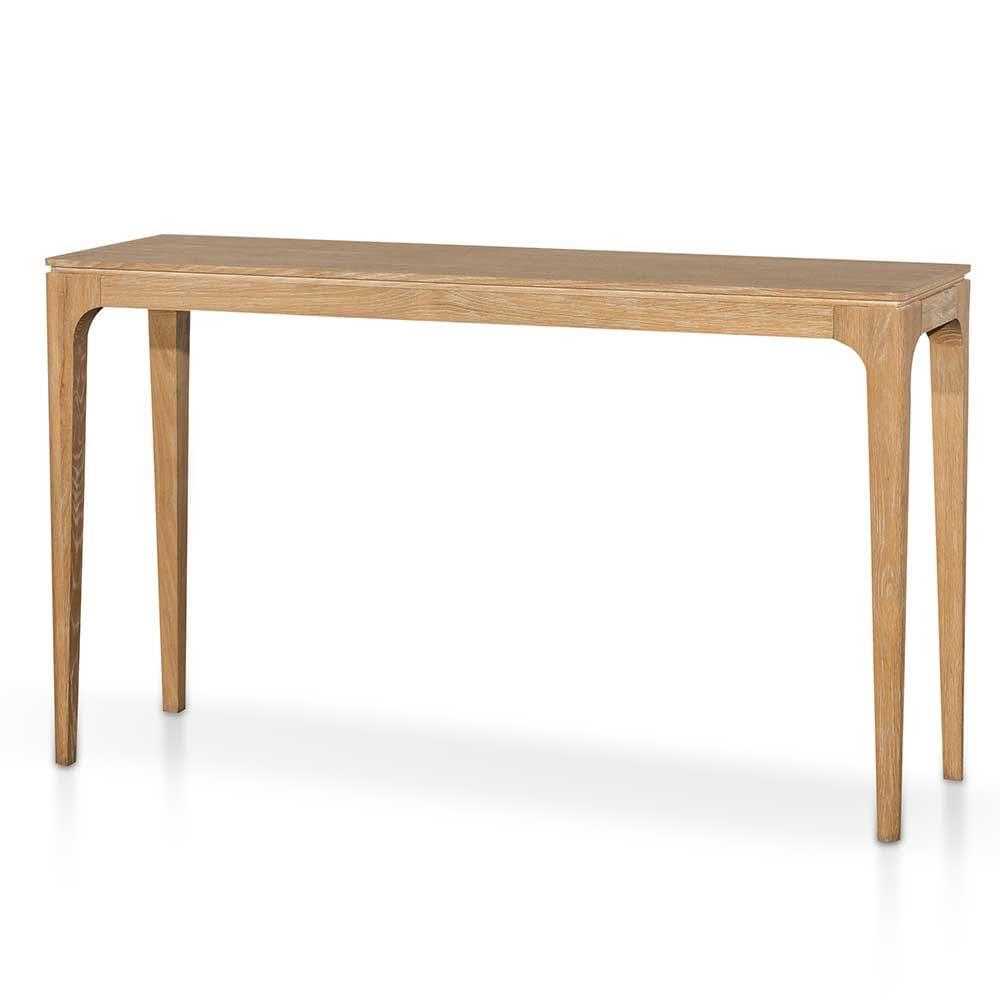 Calibre 1.4m Oak Console Table - Natural DT6471-NI-Console Tables-Calibre-Prime Furniture