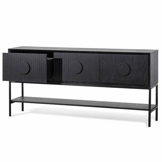 Calibre 1.8m Console Table - Black DT6452-CN-Console Tables-Calibre-Prime Furniture