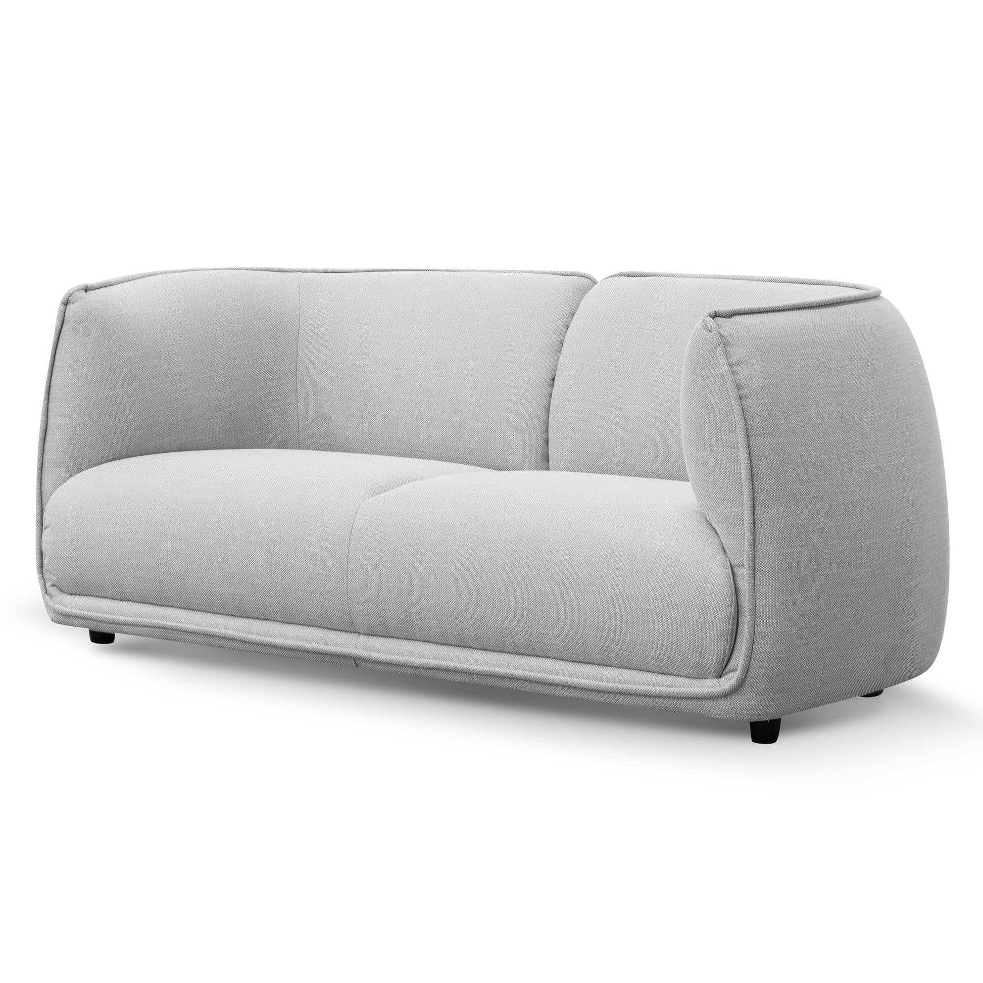 Calibre 2 Seater Fabric Sofa - Light Texture Grey LC6092-KSO-Sofas-Calibre-Prime Furniture