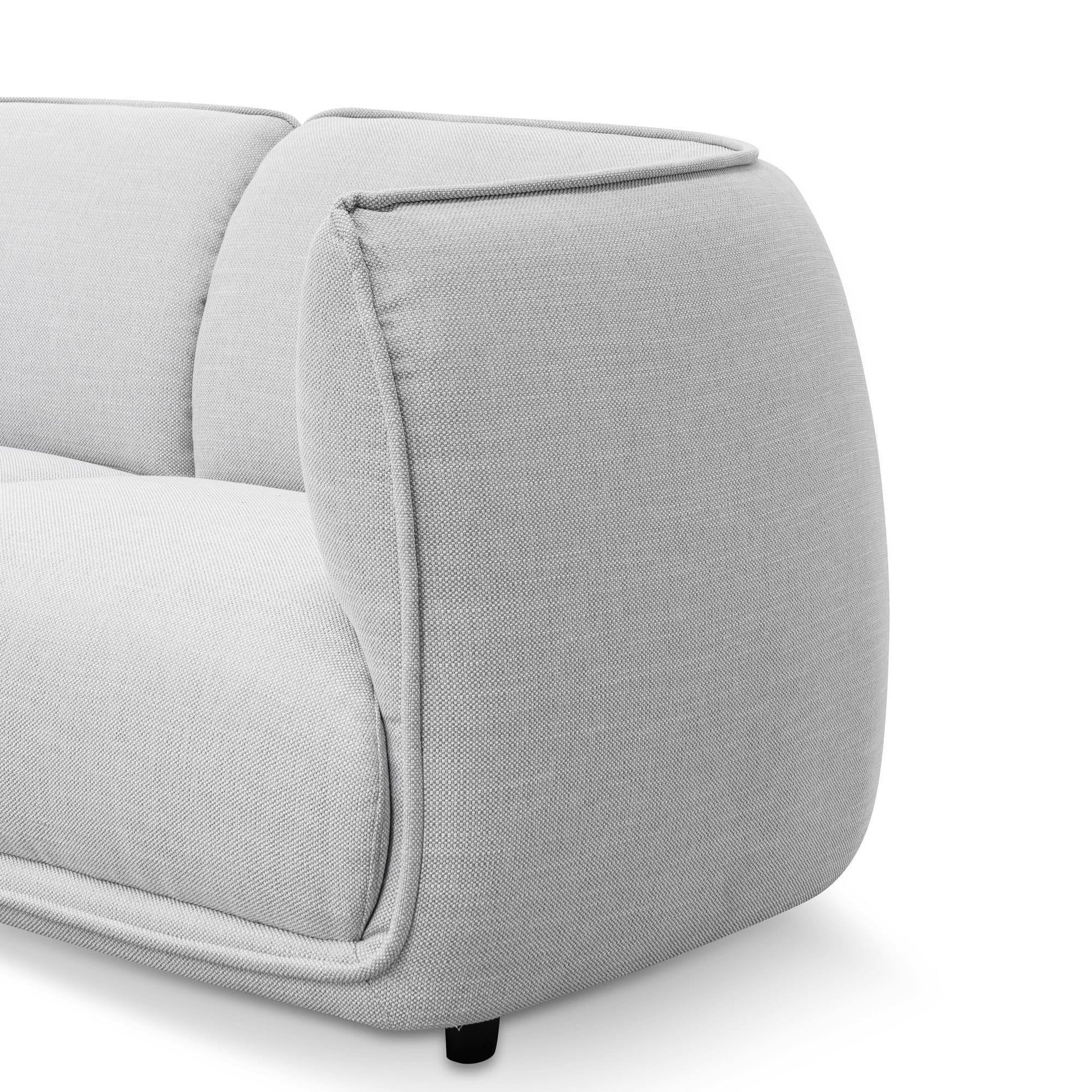 Calibre 2 Seater Fabric Sofa - Light Texture Grey LC6092-KSO-Sofas-Calibre-Prime Furniture