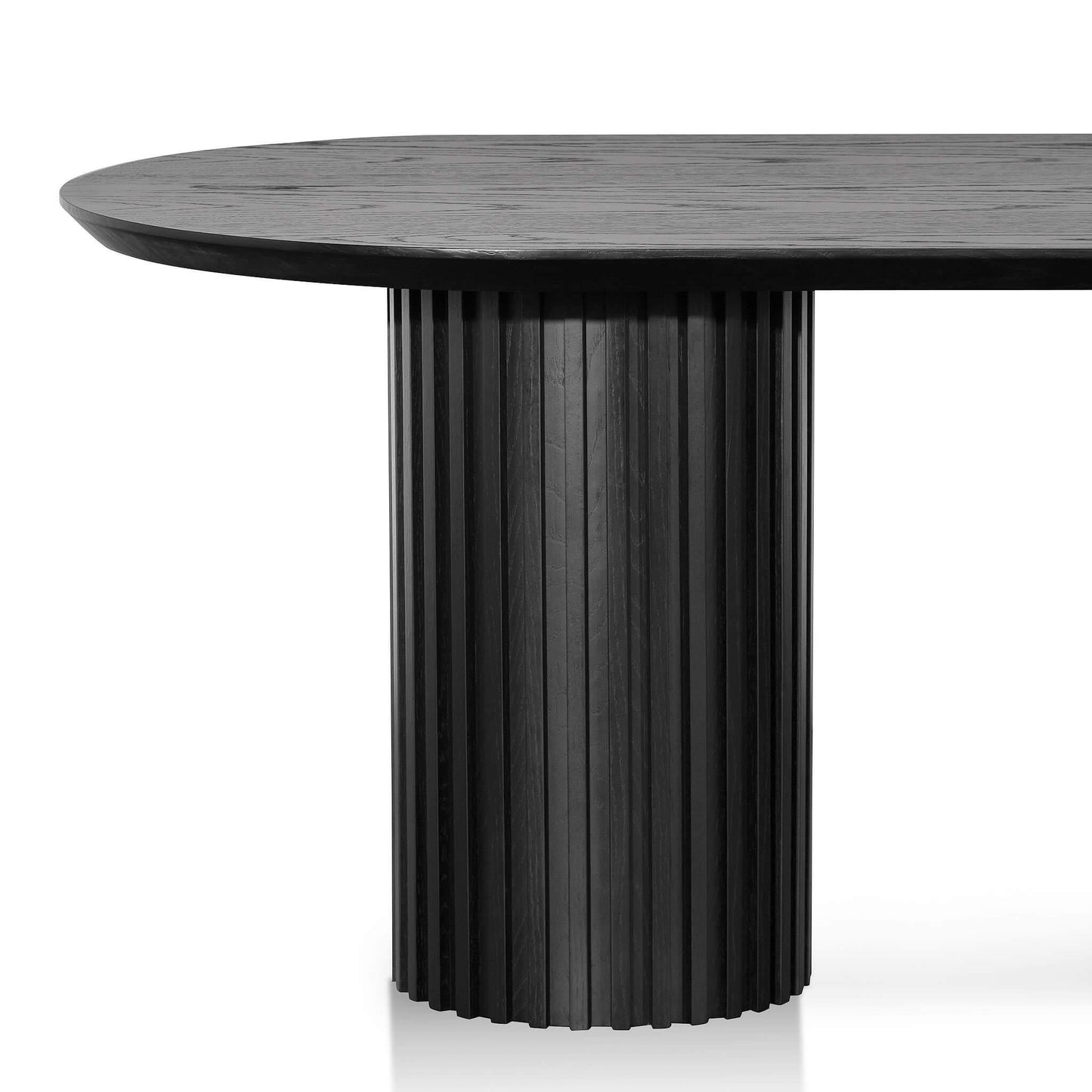 Calibre 2.2m Wooden Dining Table - Black Oak DT6133-CN-Dining Tables-Calibre-Prime Furniture