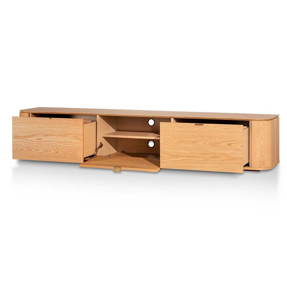 Calibre 2.4 TV Entertainment Unit - Natural Oak TV6427-CN-Entertainment Units-Calibre-Prime Furniture