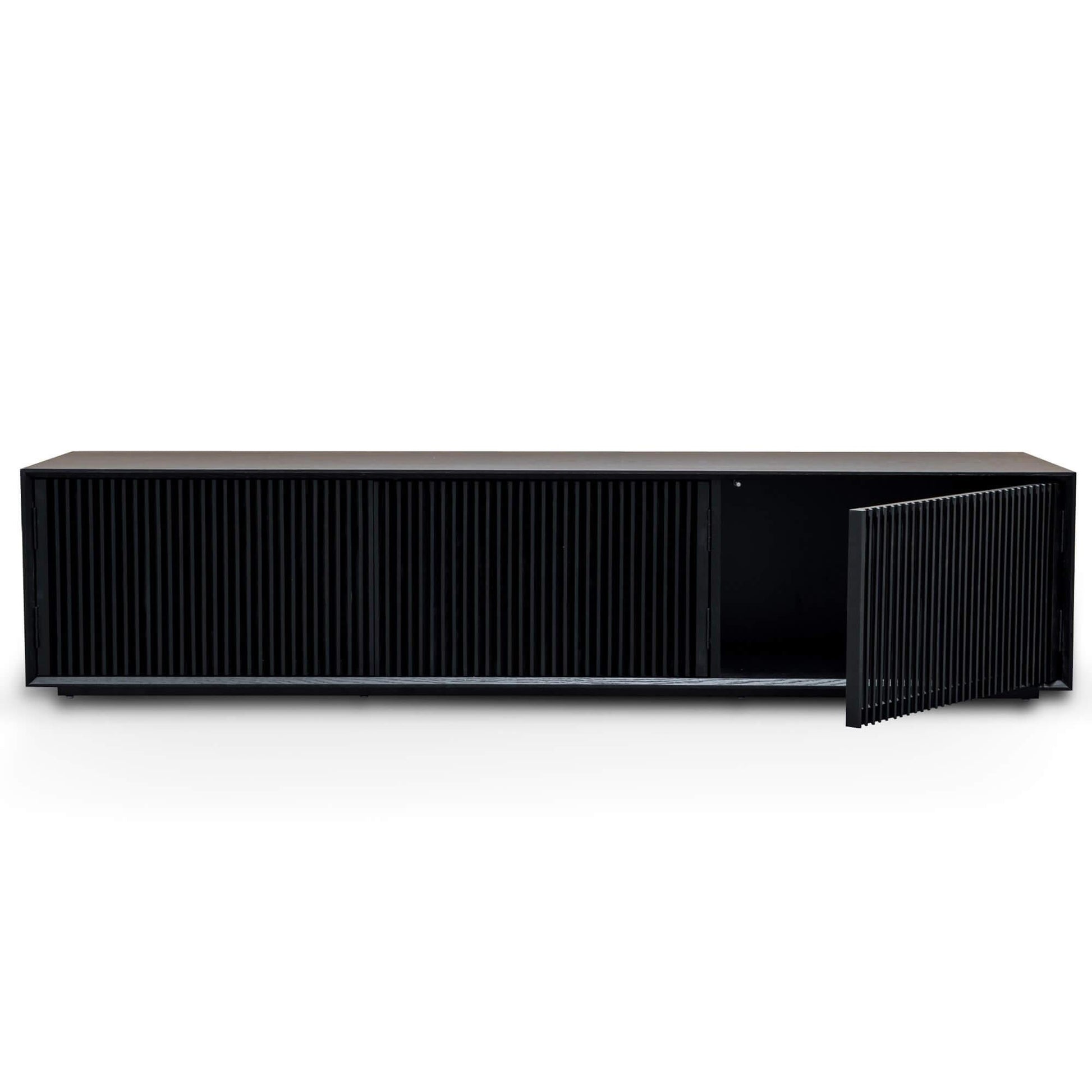 Calibre 2m Entertainment TV Unit - Black Veneer TV2724-DW-Entertainment Units-Calibre-Prime Furniture