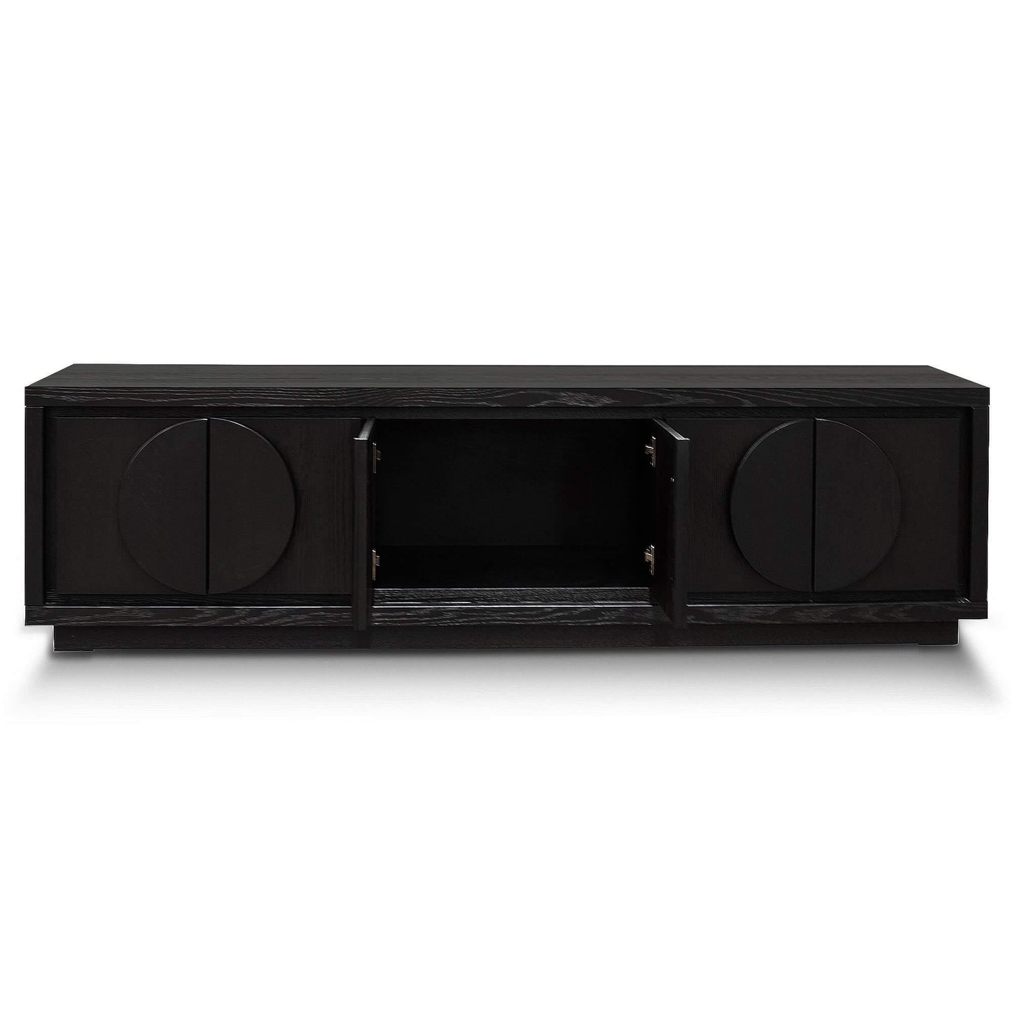 Calibre 2m Entertainment TV Unit - Textured Espresso Black TV2901-VA-Entertainment Units-Calibre-Prime Furniture