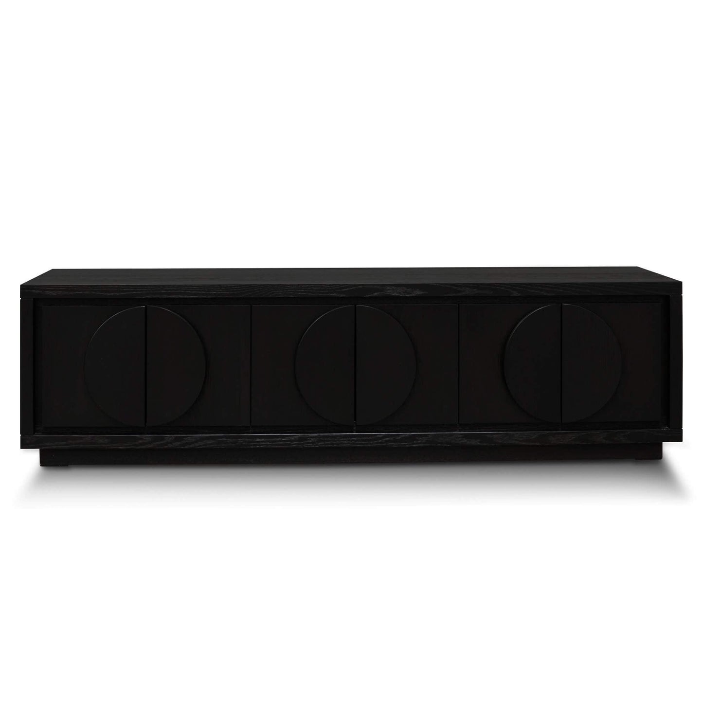 Calibre 2m Entertainment TV Unit - Textured Espresso Black TV2901-VA-Entertainment Units-Calibre-Prime Furniture