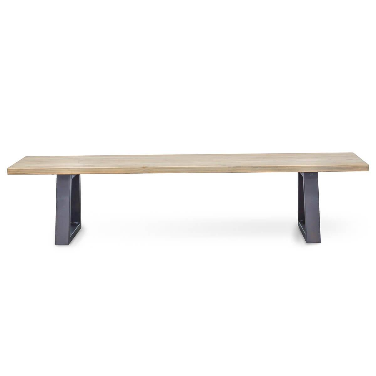 Calibre 2m Reclaimed Elm Wood Bench - Natural DT055-Wood Bench-Calibre-Prime Furniture