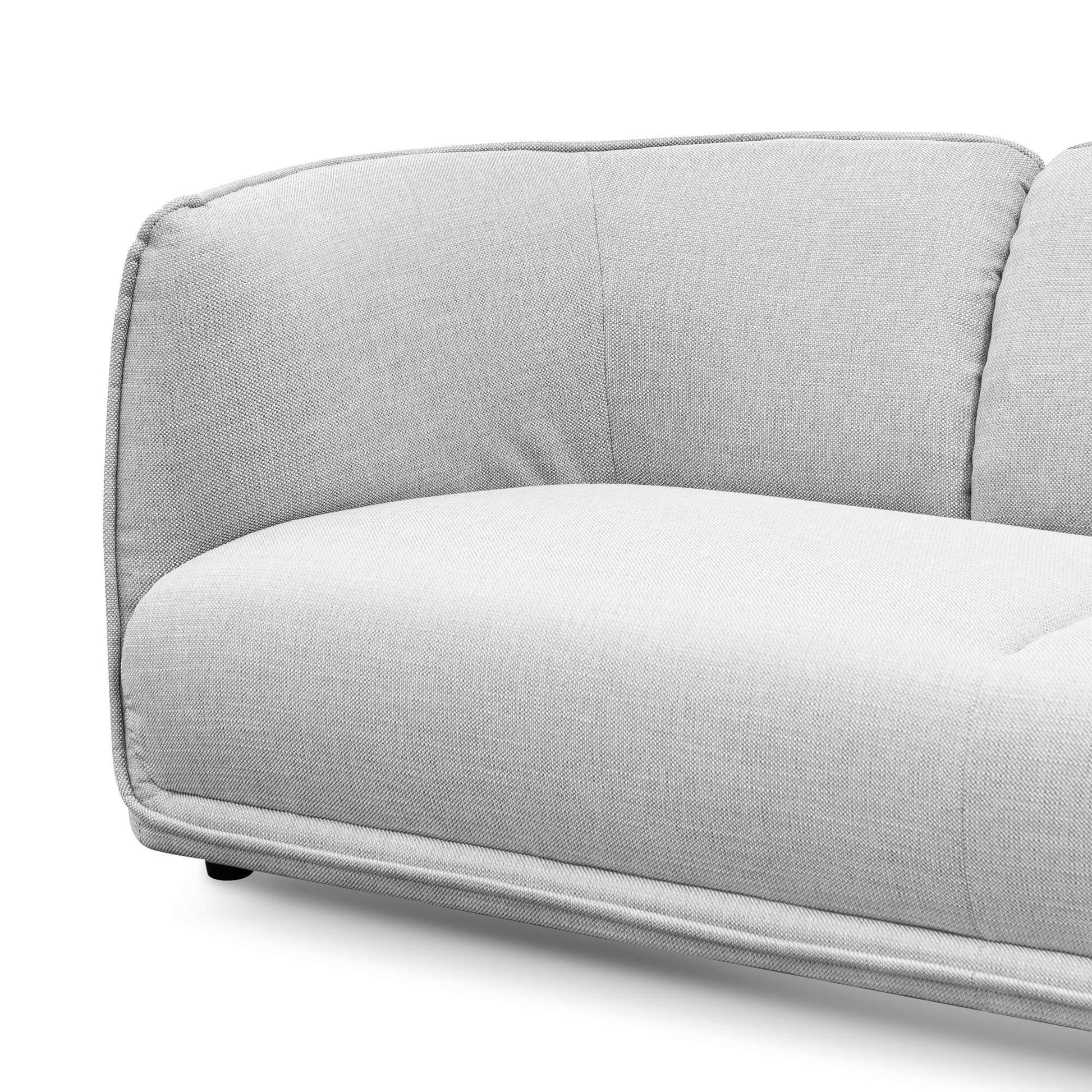 Calibre 3 Seater Fabric Sofa- Light Texture Grey LC6093-KSO-Sofas-Calibre-Prime Furniture