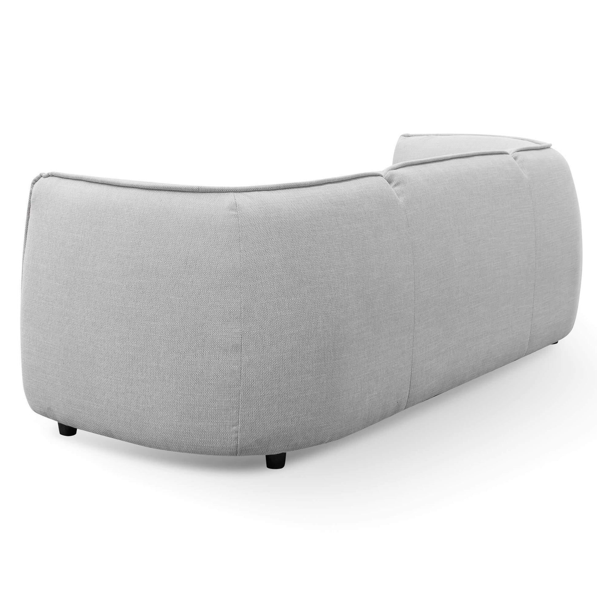 Calibre 3 Seater Fabric Sofa- Light Texture Grey LC6093-KSO-Sofas-Calibre-Prime Furniture
