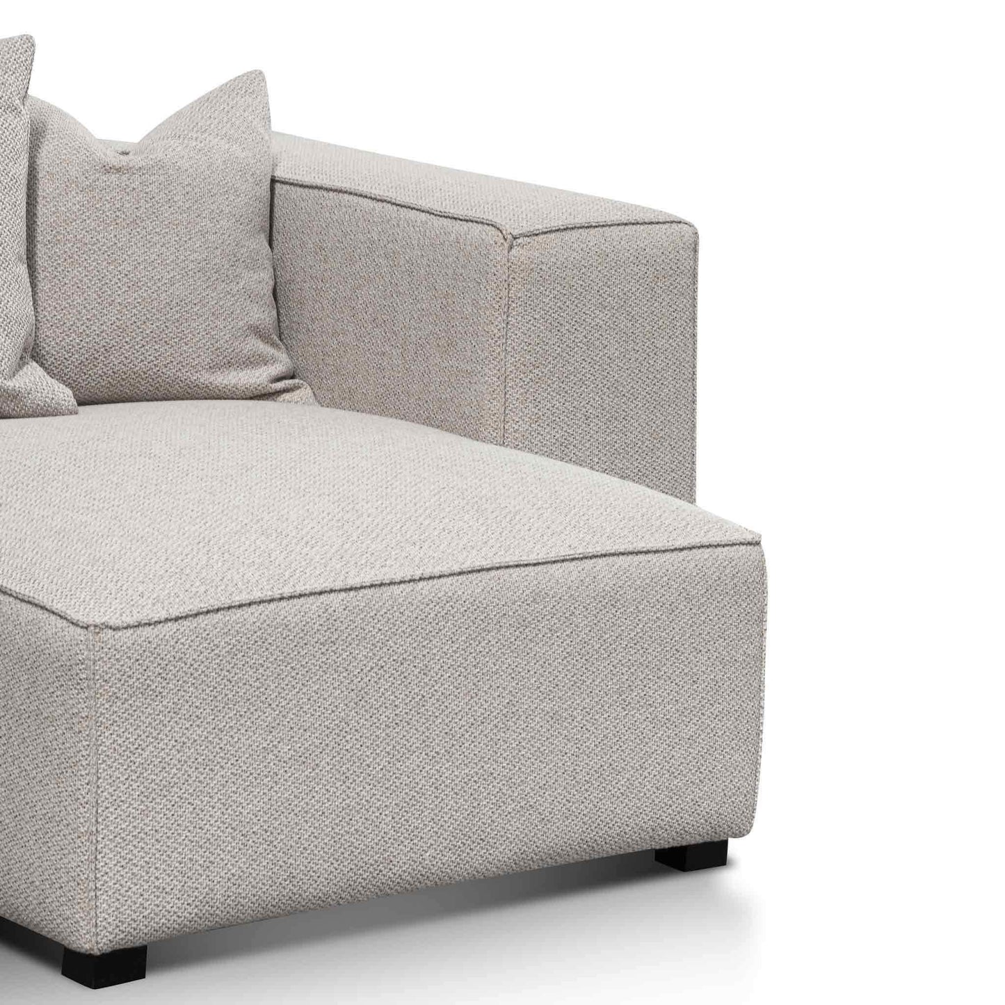 Calibre 3 Seater Right Chaise Fabric Sofa - Sterling Grey LC6533-CA-Sofas-Calibre-Prime Furniture