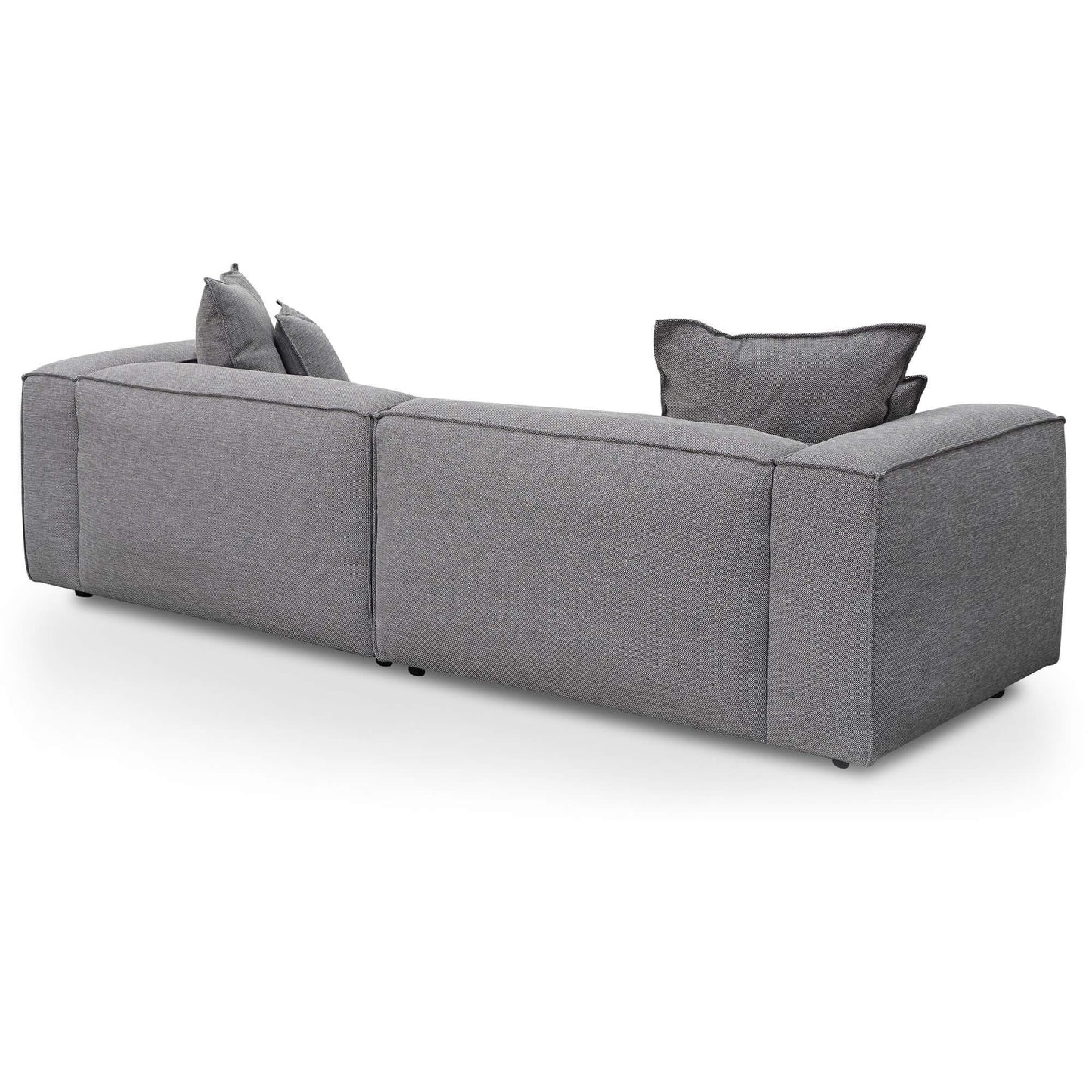 Calibre 3 Seater Sofa with Cushion and Pillow - Graphite Grey LC2734-KSO-Sofas-Calibre-Prime Furniture