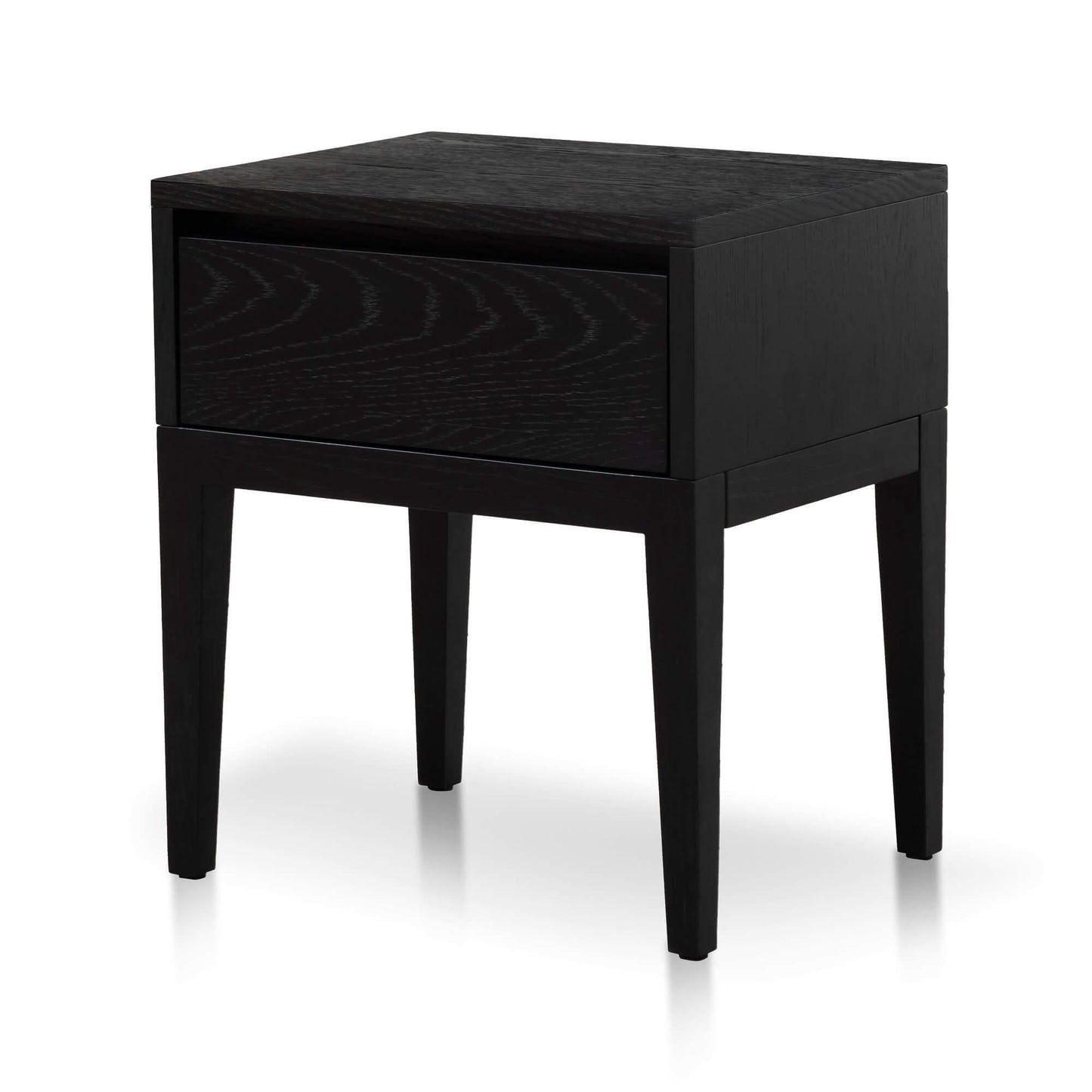 Calibre Bedside Table - Black Oak ST2843-CN-Side Table-Calibre-Prime Furniture