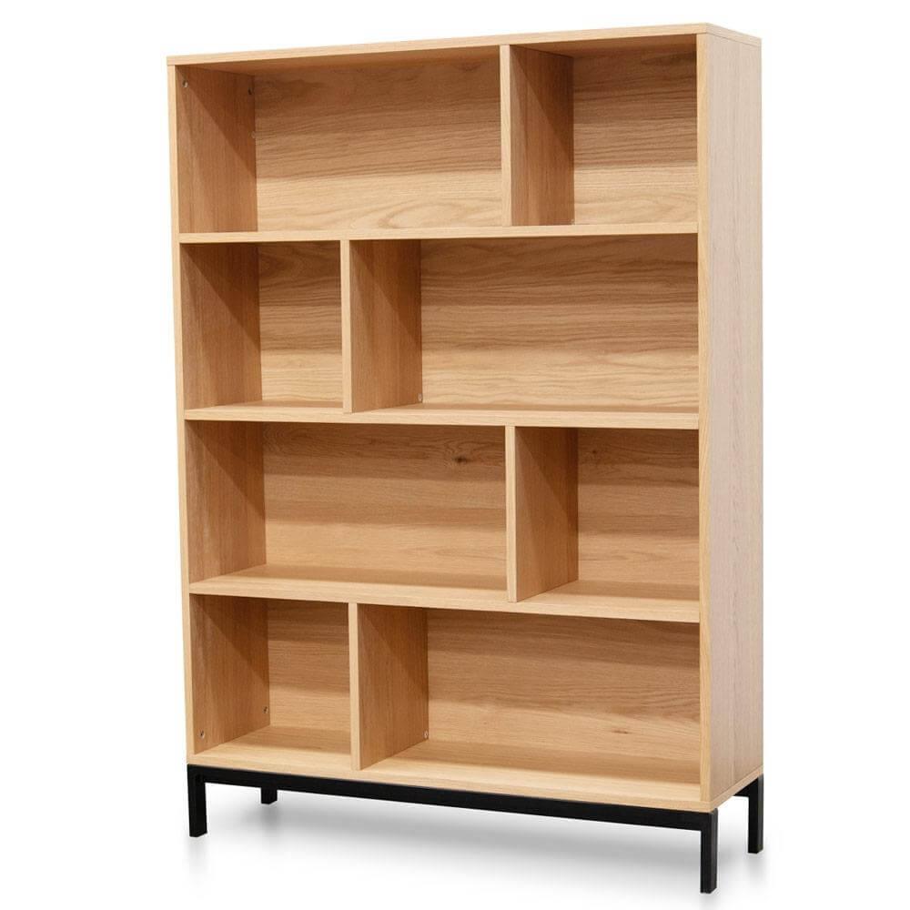 Calibre Bookcase - Natural DT2124-KD-Book Shelf-Calibre-Prime Furniture