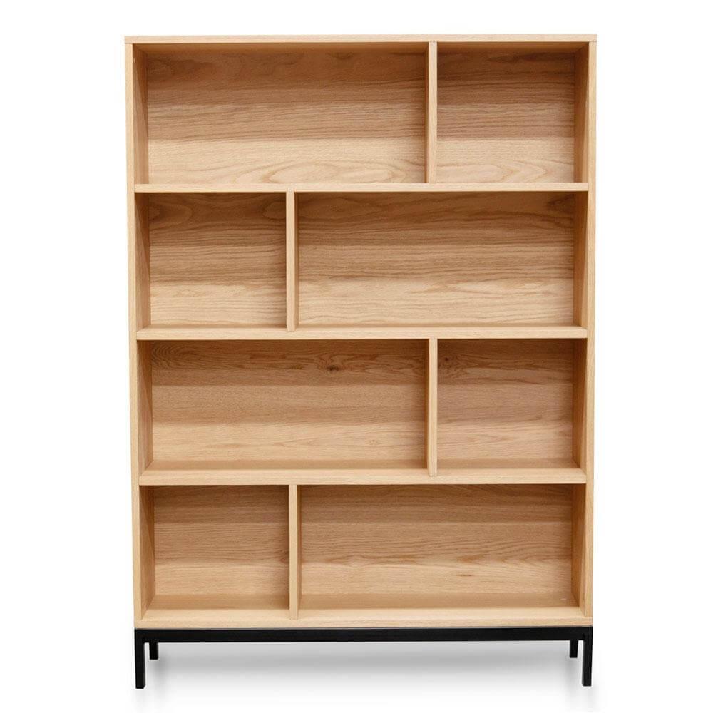 Calibre Bookcase - Natural DT2124-KD-Book Shelf-Calibre-Prime Furniture