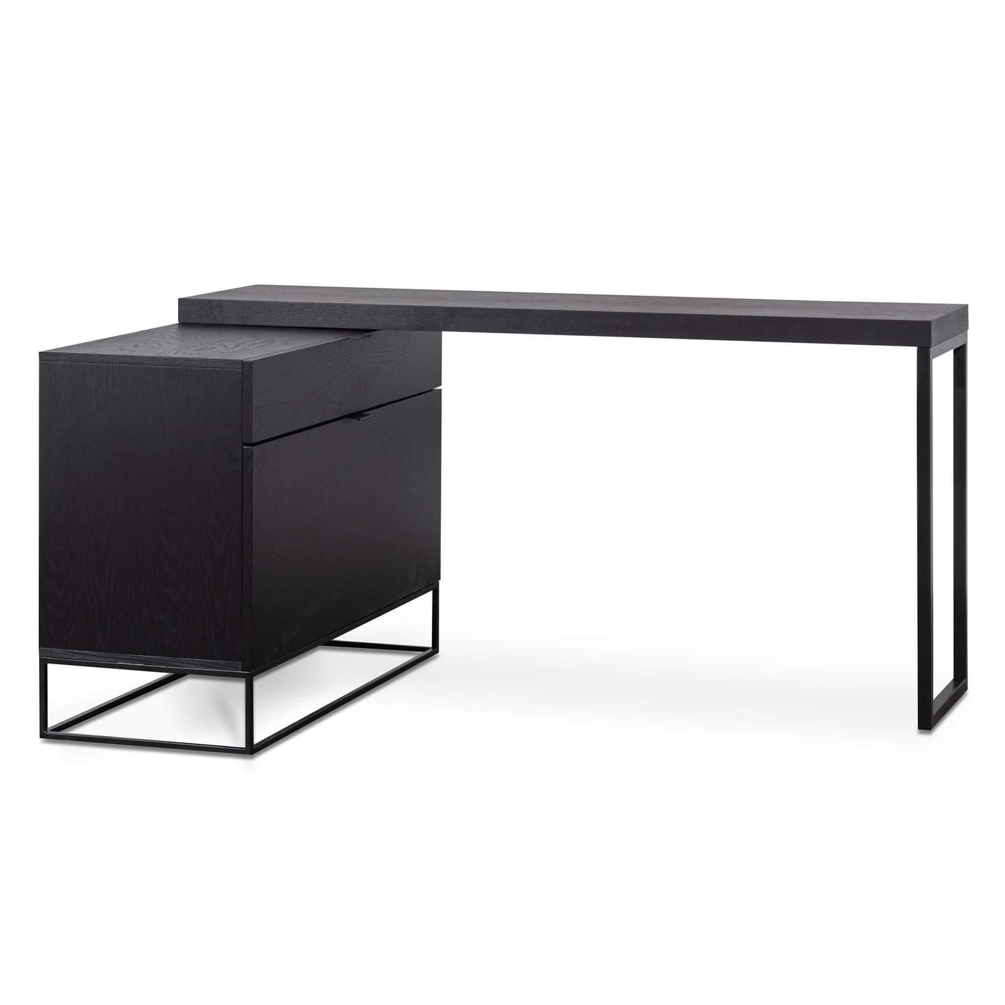 Calibre Extendable Home Office Desk - Black OF6450-CN-Office Desks-Calibre-Prime Furniture