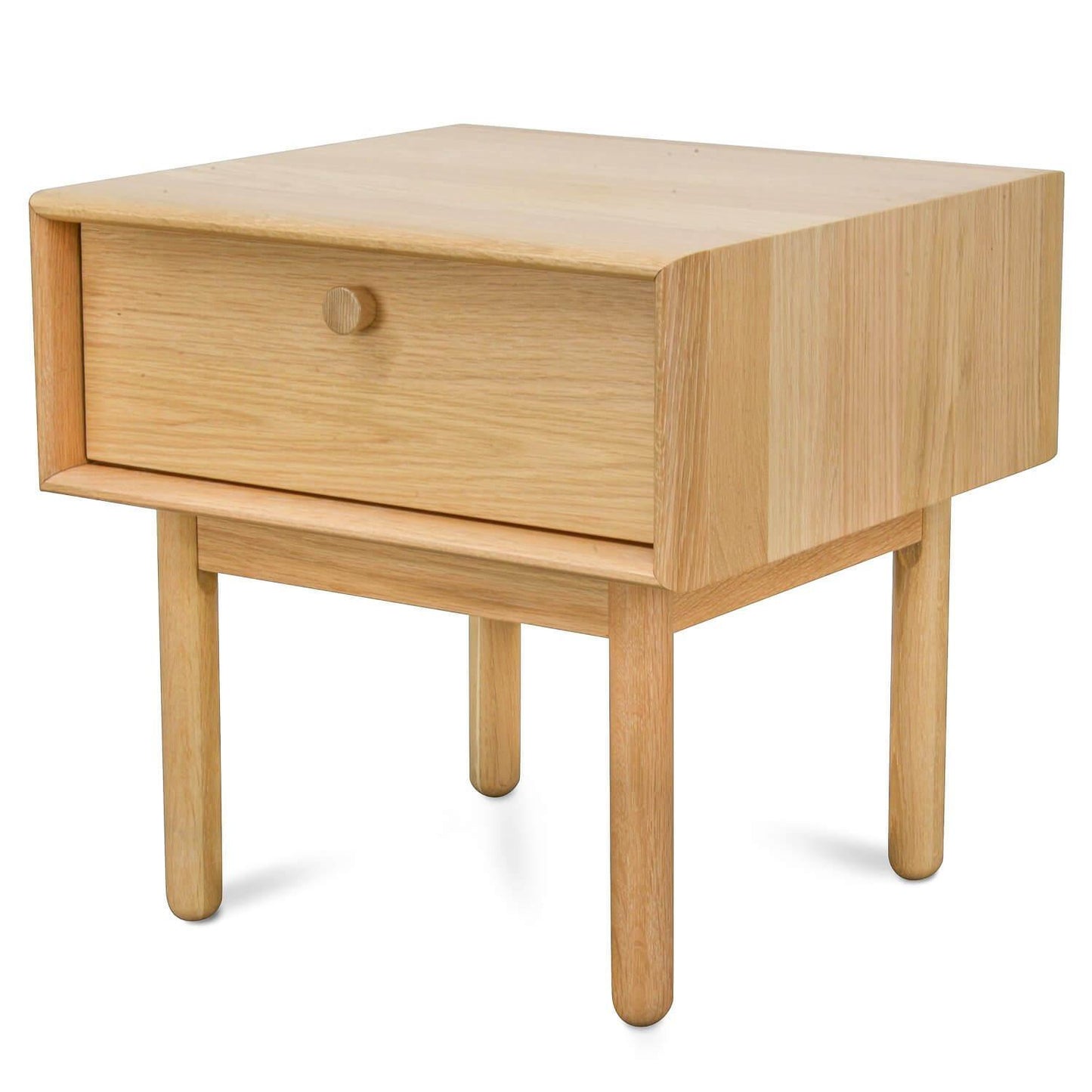 Calibre Lamp Side Table with Drawer - Natural ST370-VN-Side Table-Calibre-Prime Furniture