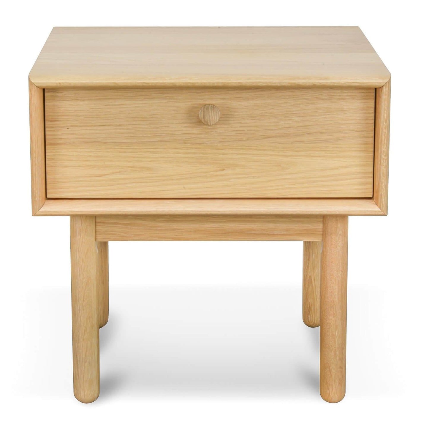 Calibre Lamp Side Table with Drawer - Natural ST370-VN-Side Table-Calibre-Prime Furniture