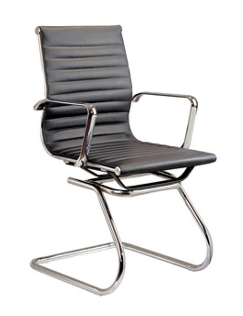 Calibre PU Leather Office Chair - Black OC250-Office/Gaming Chairs-Calibre-Prime Furniture