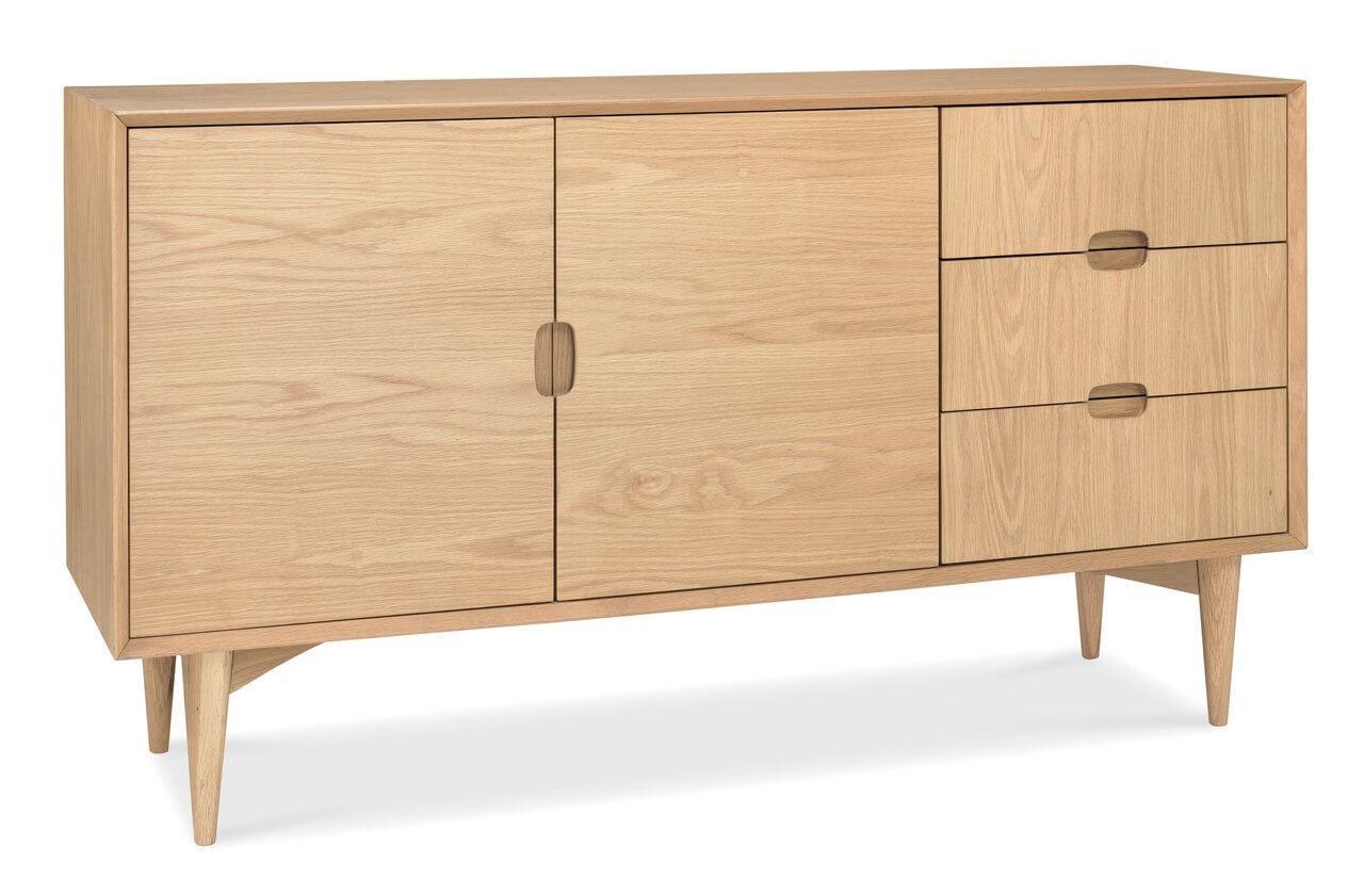 Calibre Scandinavian Buffet Cabinet - Natural DT770-VN-Storage Cabinet-Calibre-Prime Furniture