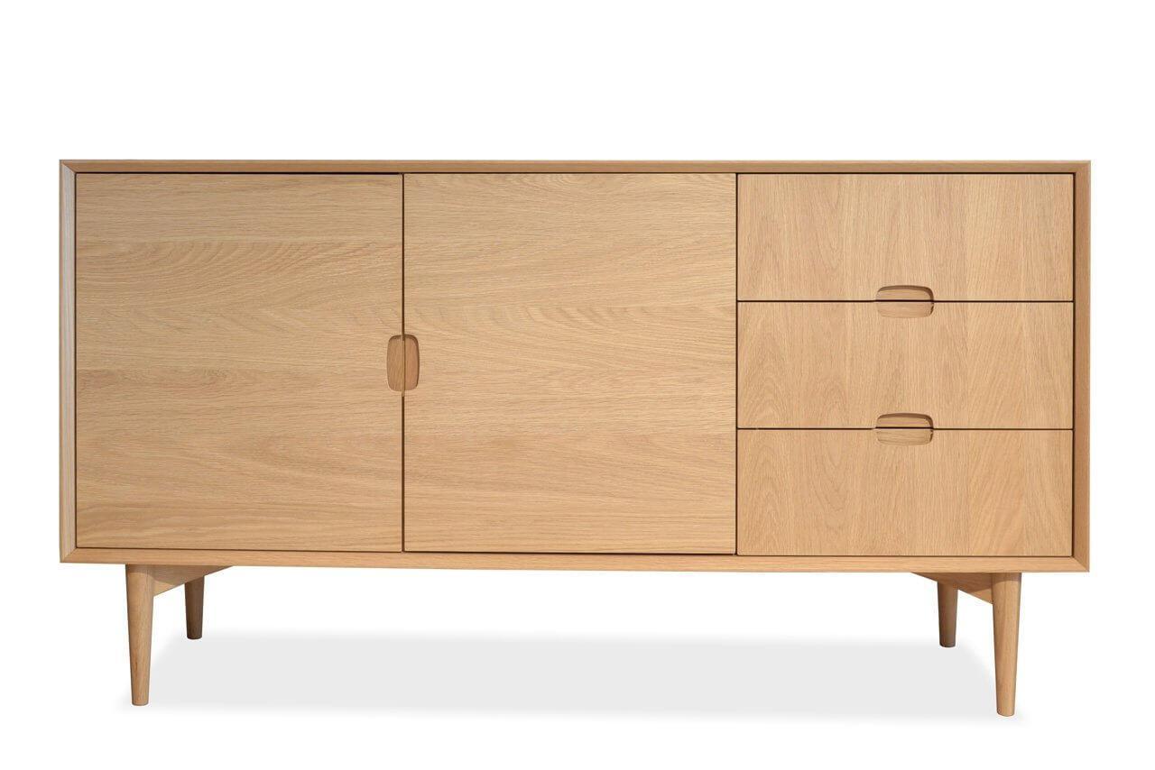 Calibre Scandinavian Buffet Cabinet - Natural DT770-VN-Storage Cabinet-Calibre-Prime Furniture